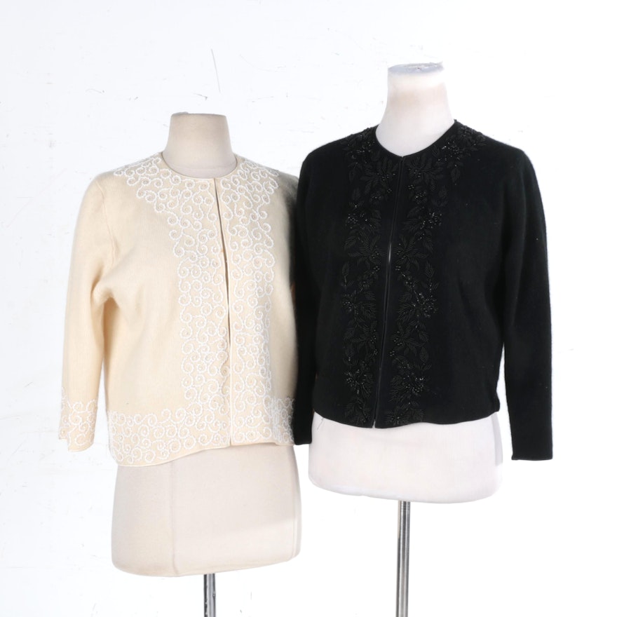 Cardigans with Beaded Embroidery Including Jacqueline Co.