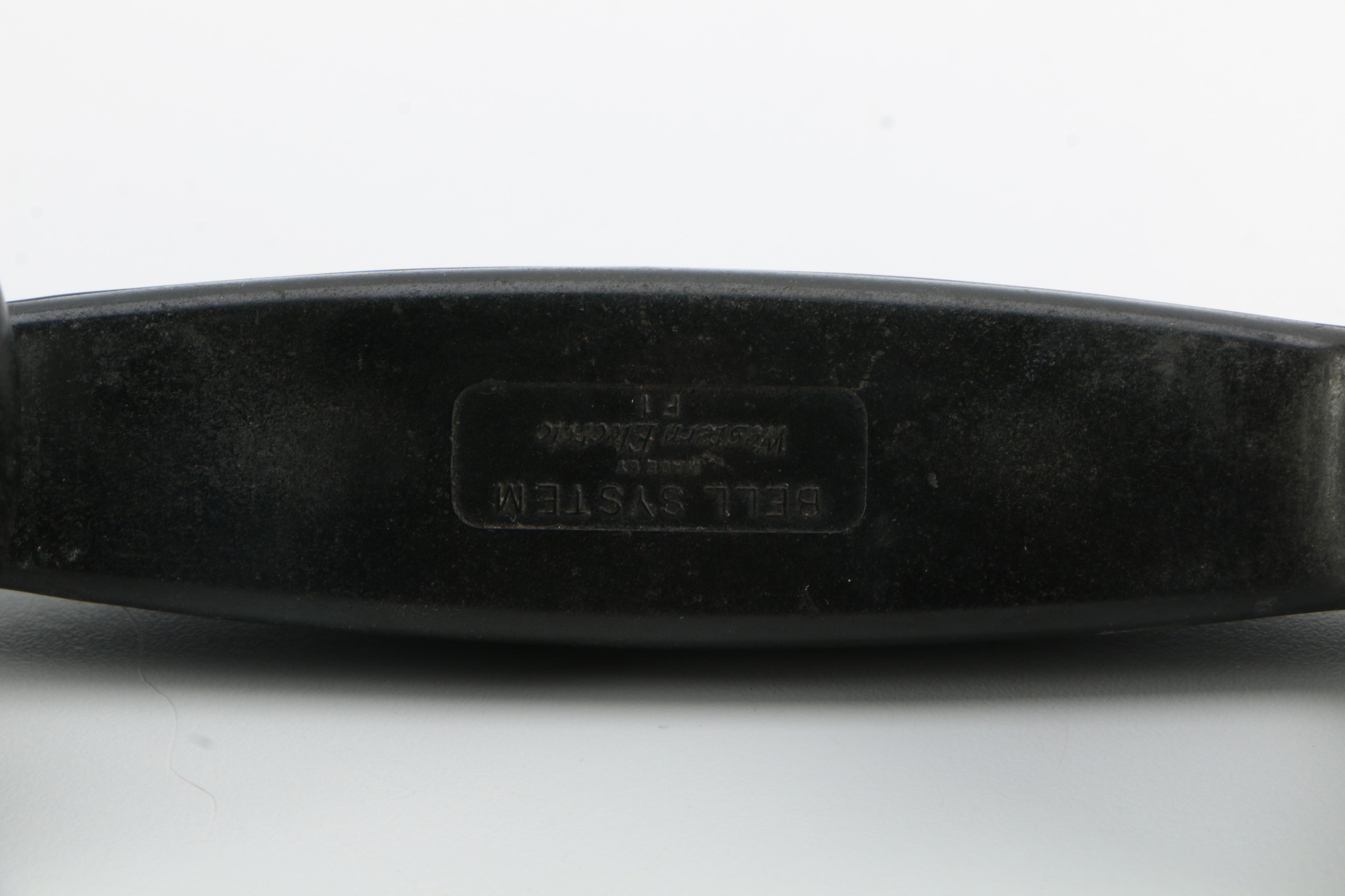 Late 1930s Western Electric F1 Black Rotary Desk Telephone