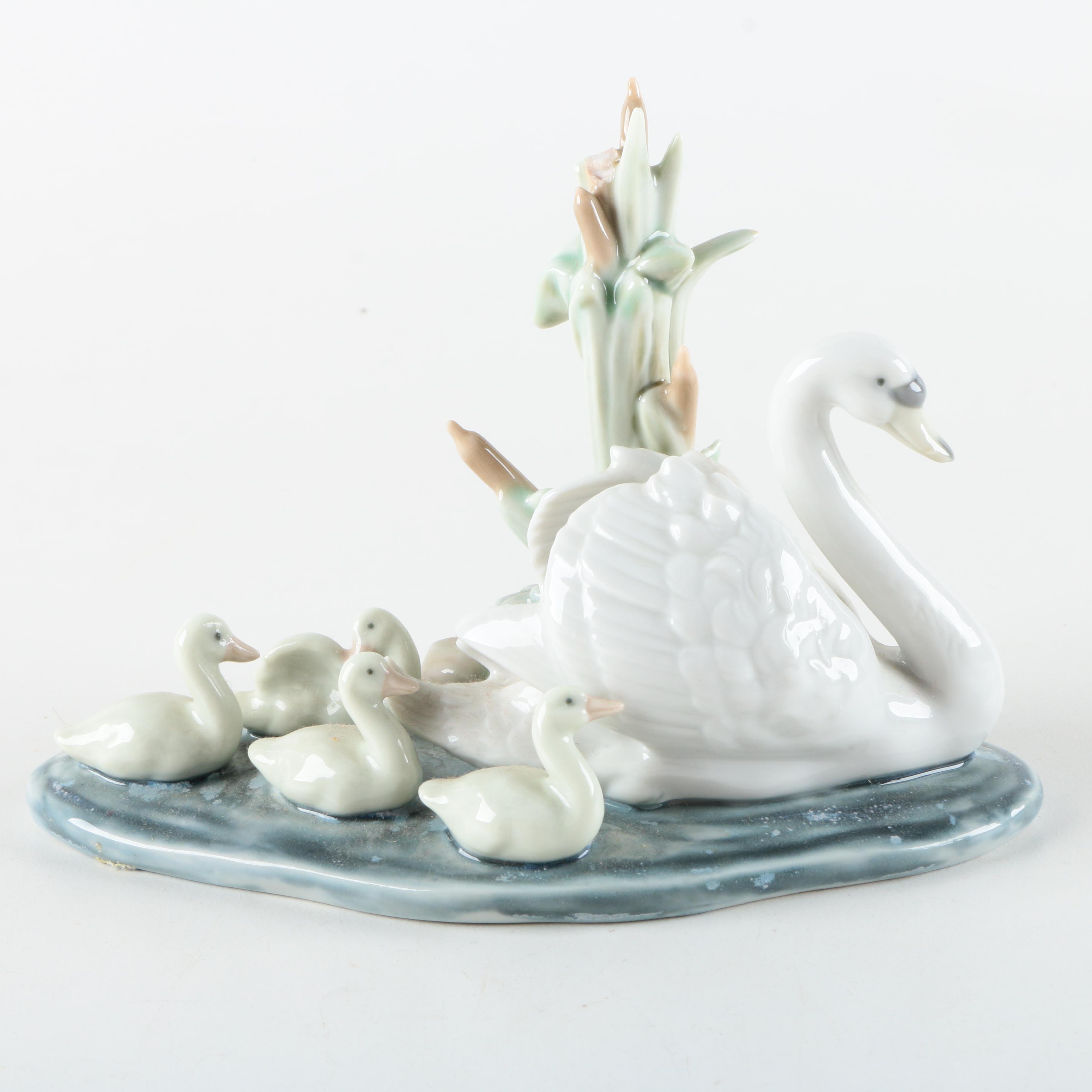 Porcelain Lladro "Follow Me" Figurine