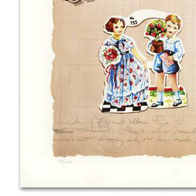 Arie Azene Limited Edition Lithograph "Family Album II"