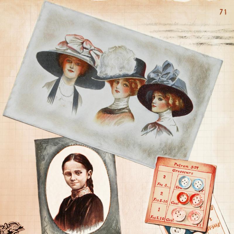 Arie Azene Limited Edition Lithograph "Family Album II"