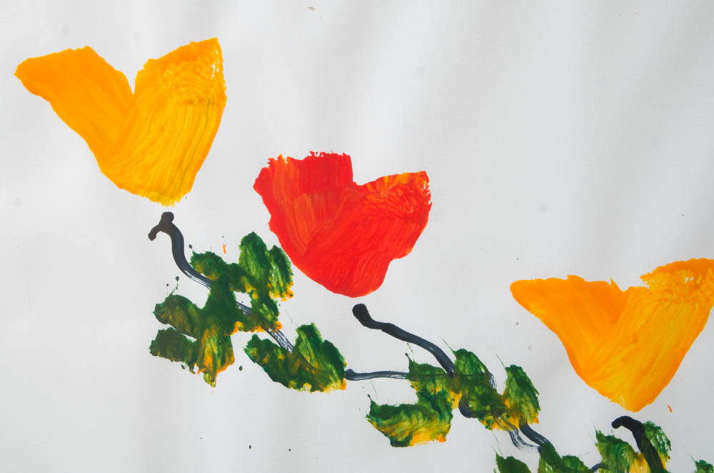 Wanpen Watercolor on Paper from Thailand