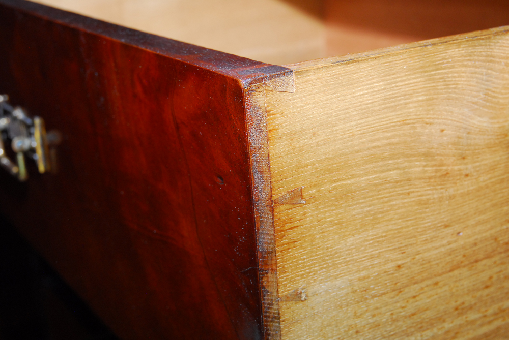 19th Century English Mahogany Wardrobe With Fitted Interior