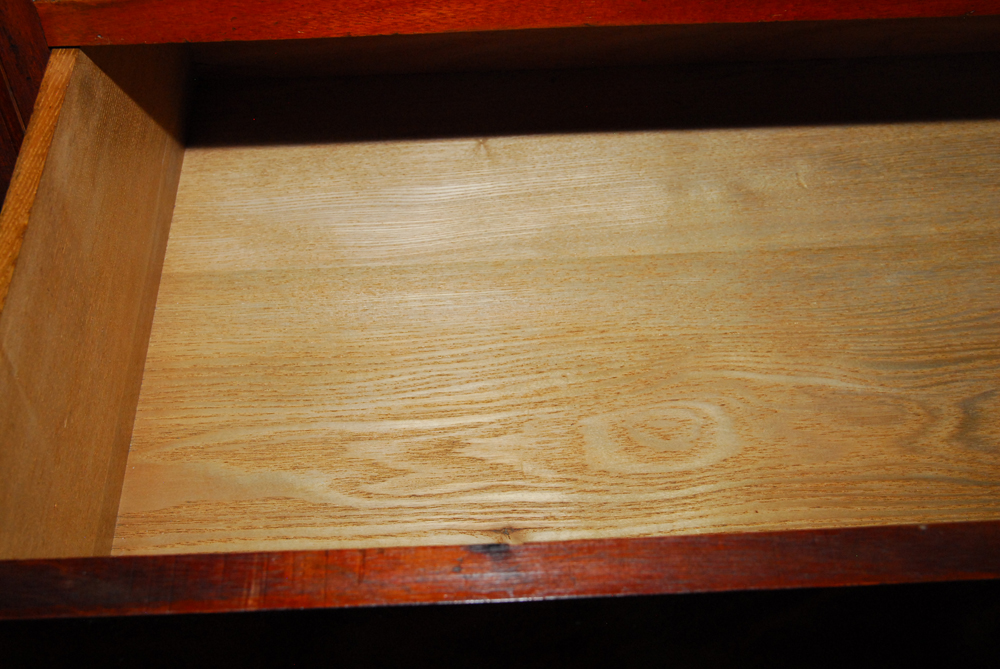 19th Century English Mahogany Wardrobe With Fitted Interior