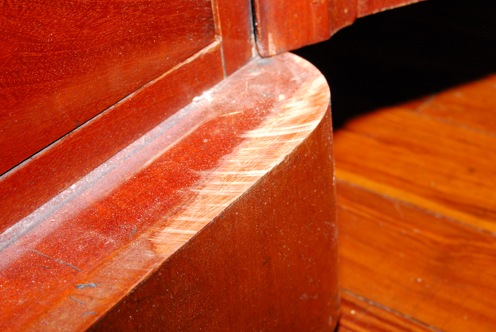 19th Century English Mahogany Wardrobe With Fitted Interior