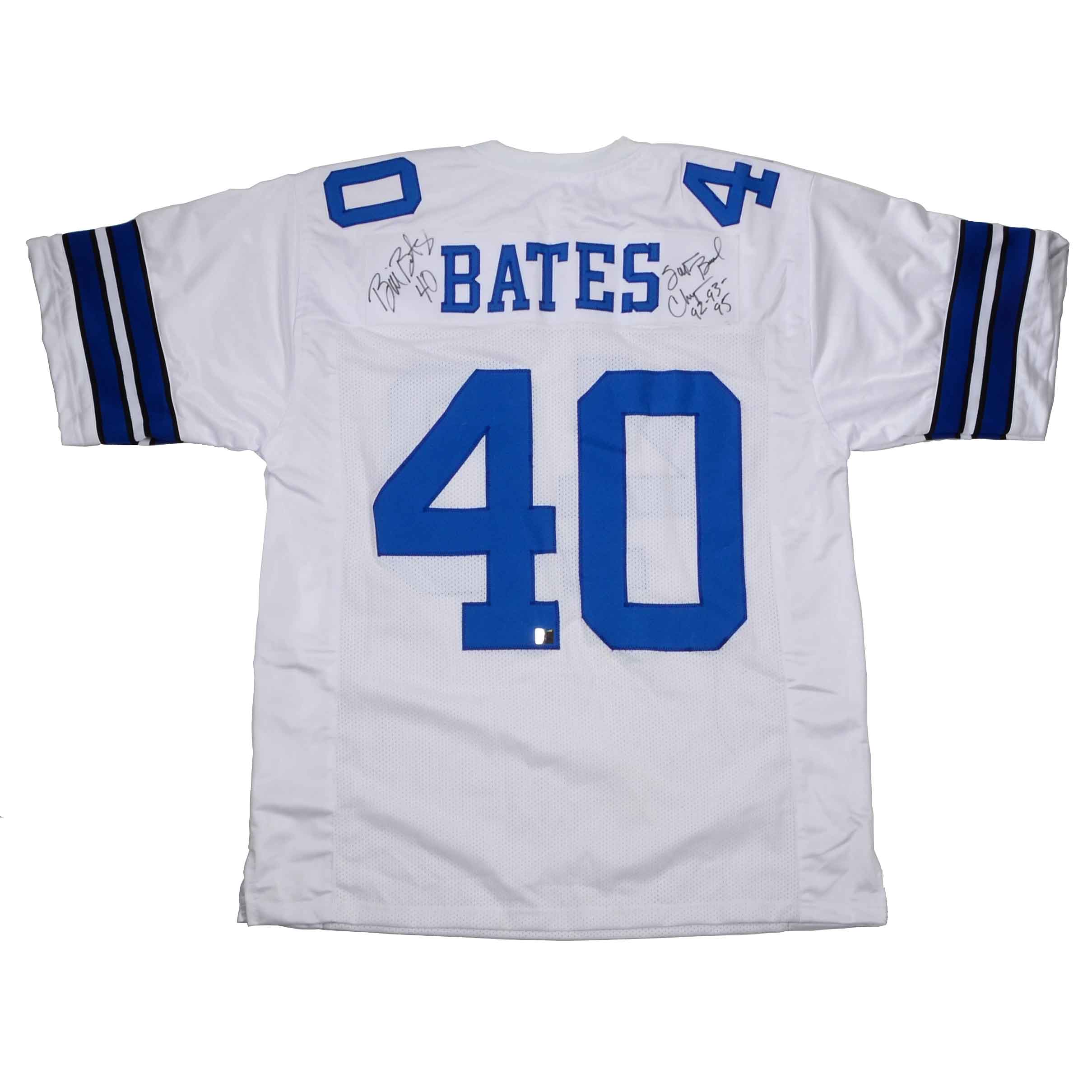 Bill Bates Signed Cowboys Jersey  COA