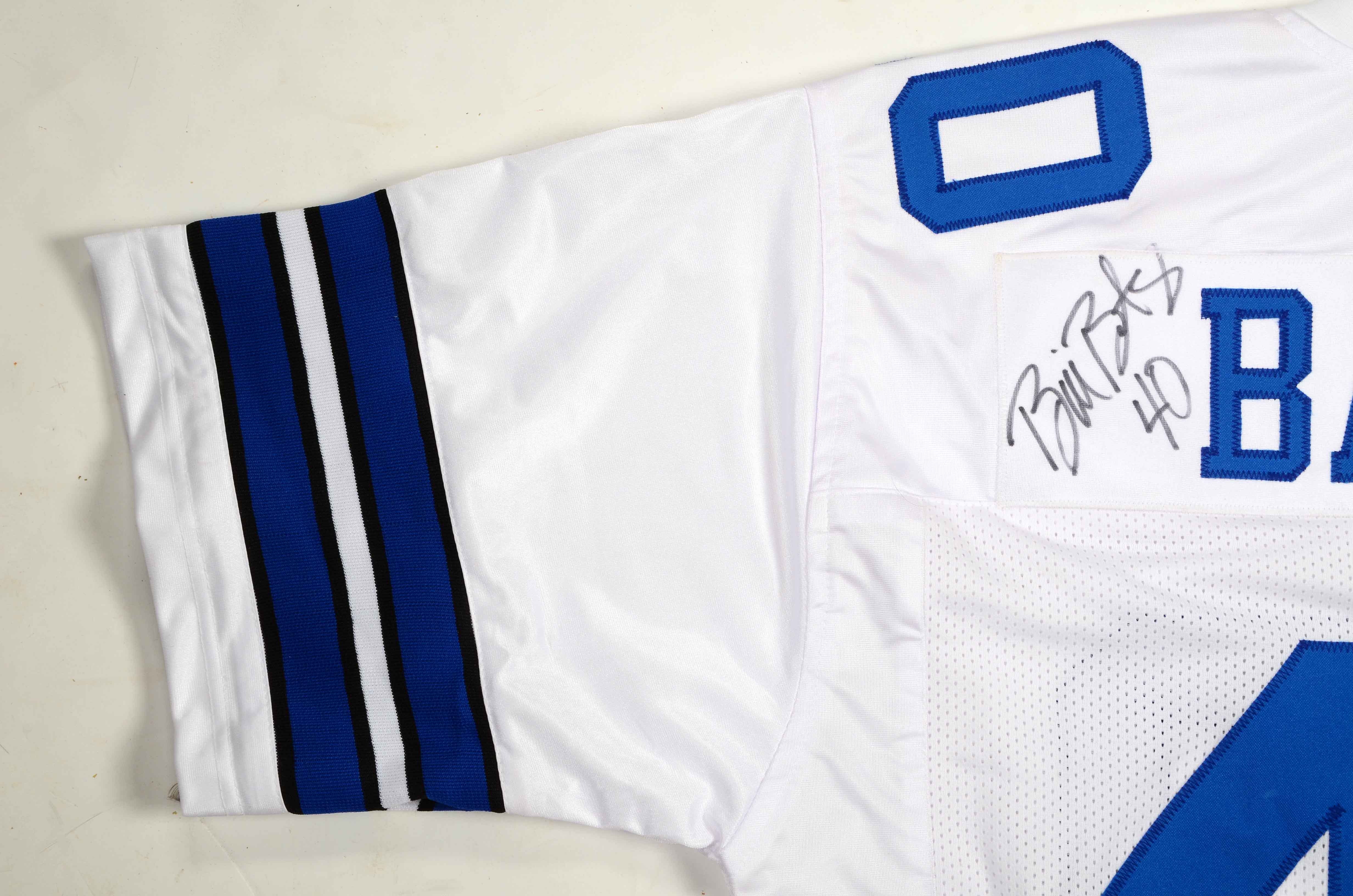 Bill Bates Signed Cowboys Jersey  COA