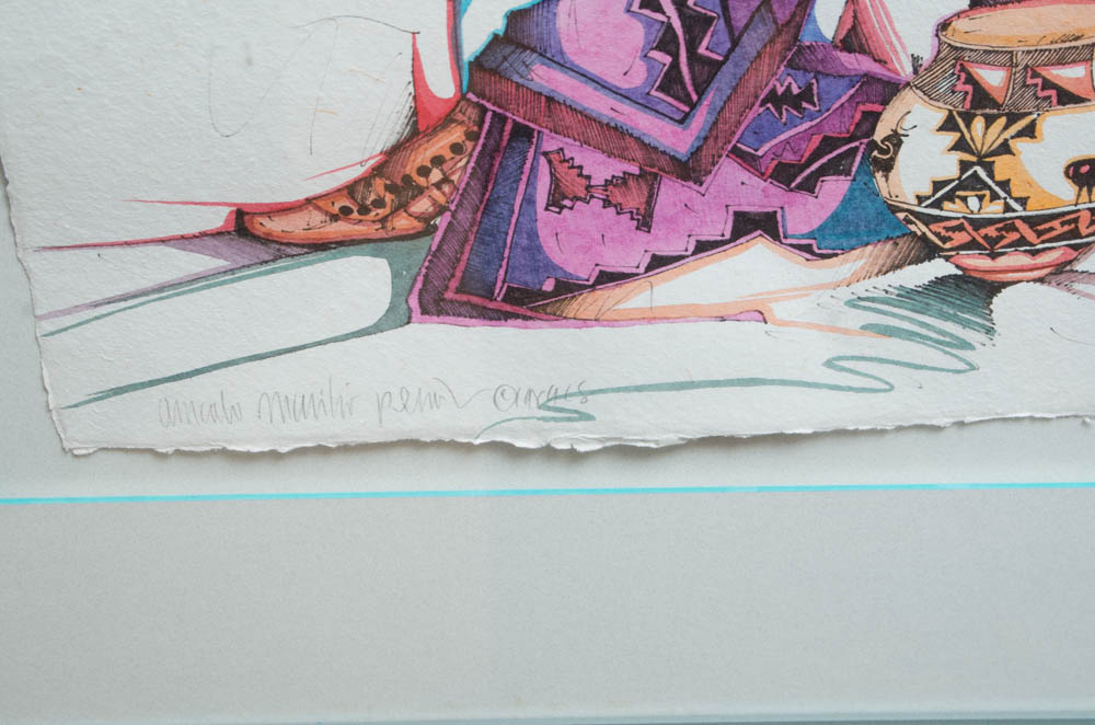 Amado M. Pena Watercolor on Paper