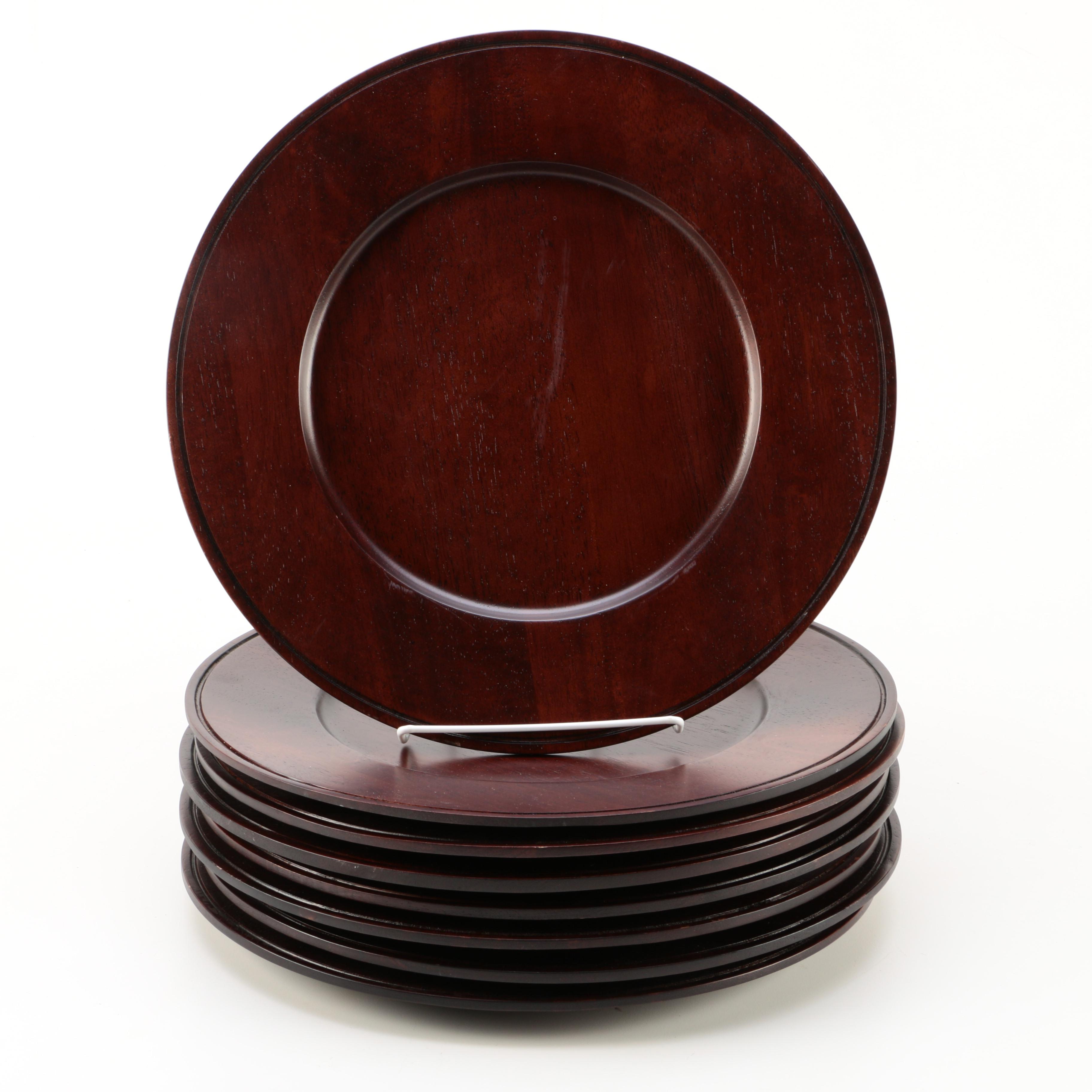 Williams-Sonoma Wooden Chargers