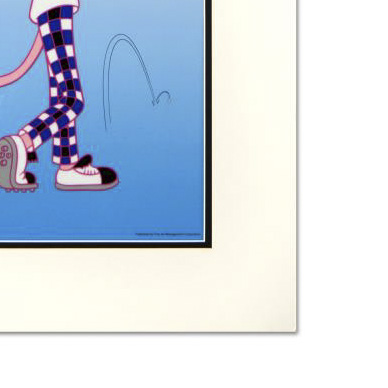 Limited Edition Sericel "Pink Panther Golfing"