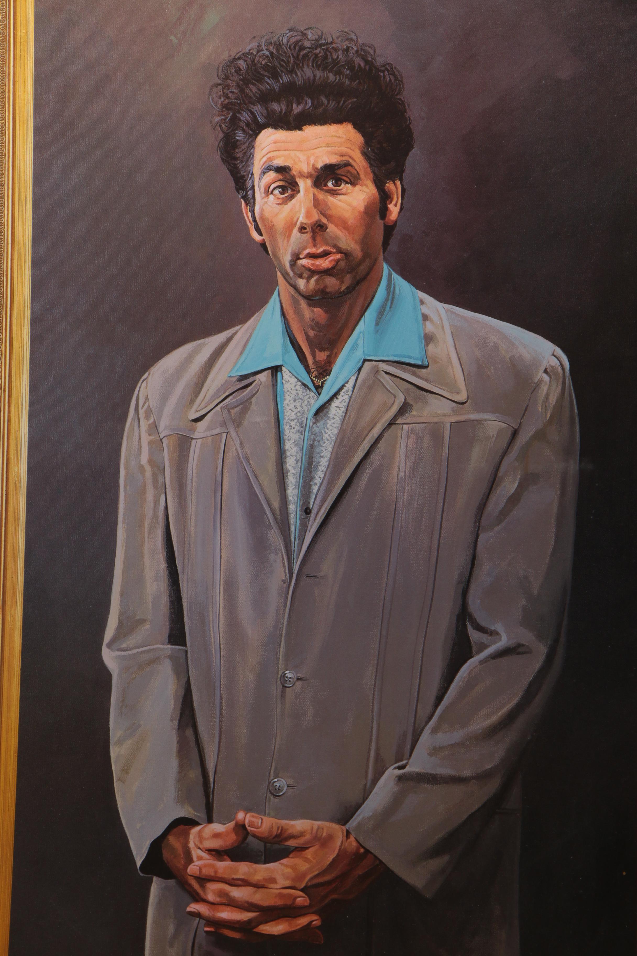 Offset Lithograph of Painting of Seinfeld's "Kramer"