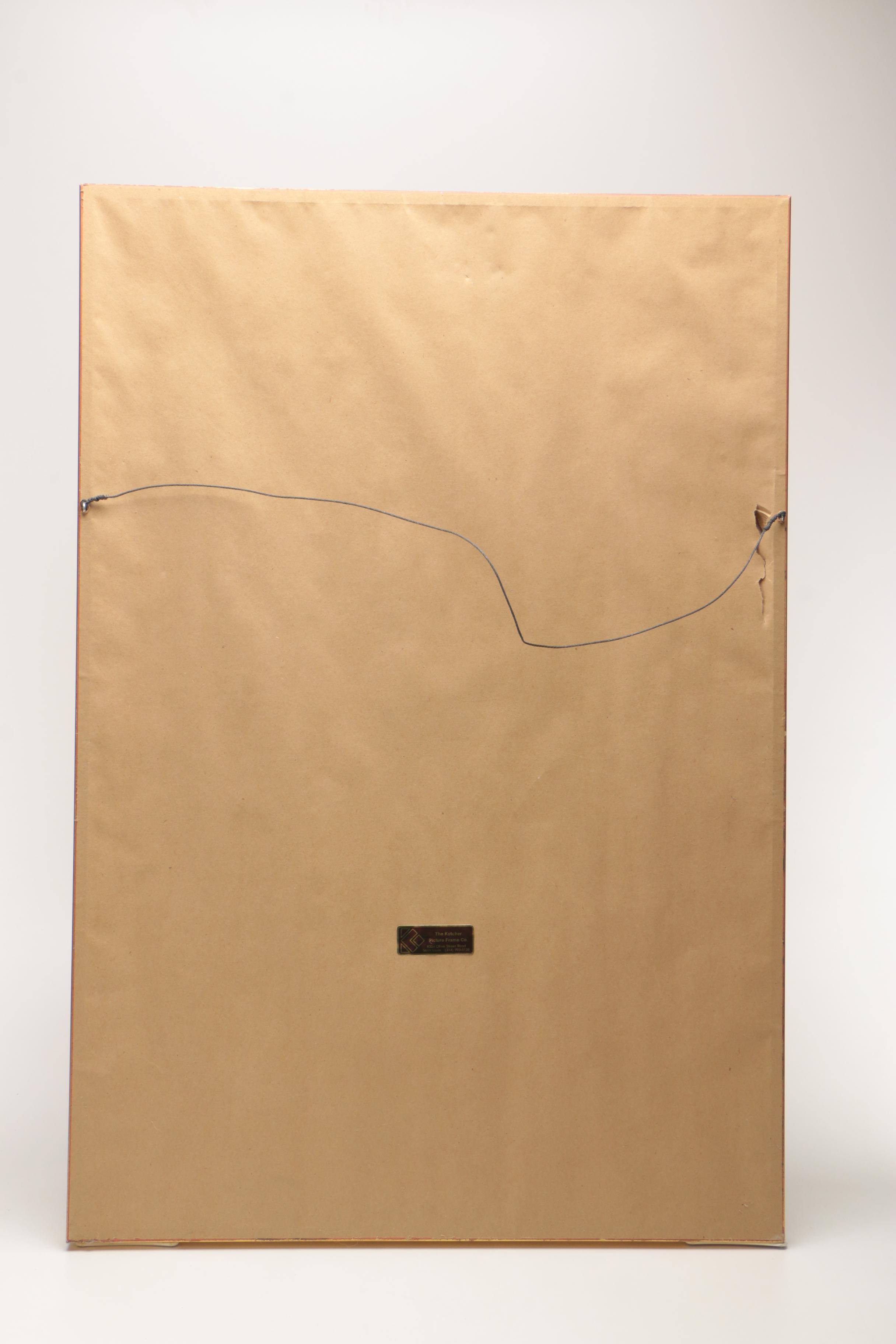 Offset Lithograph of Painting of Seinfeld's "Kramer"