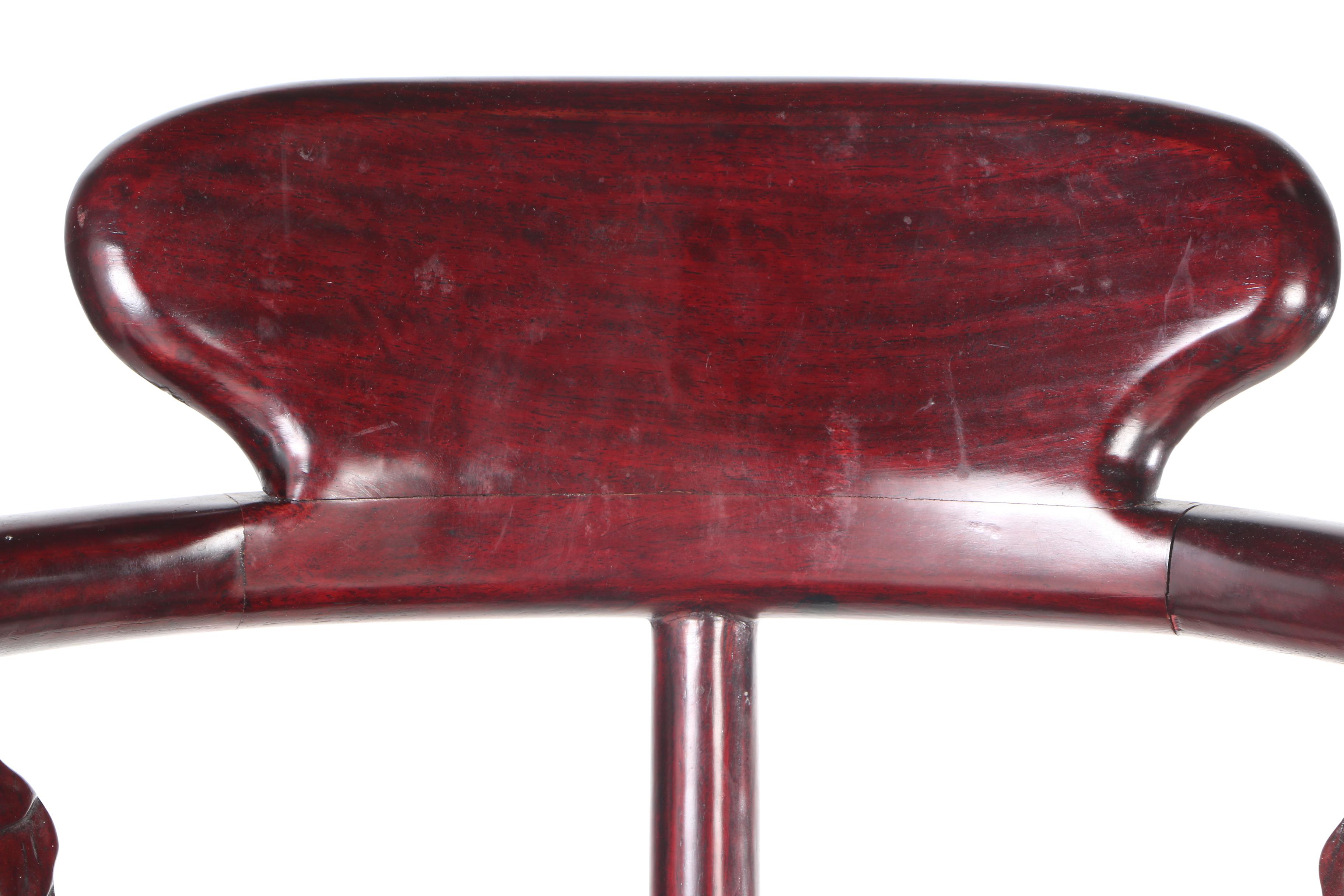 Rosewood Chinese Style Corner Chair