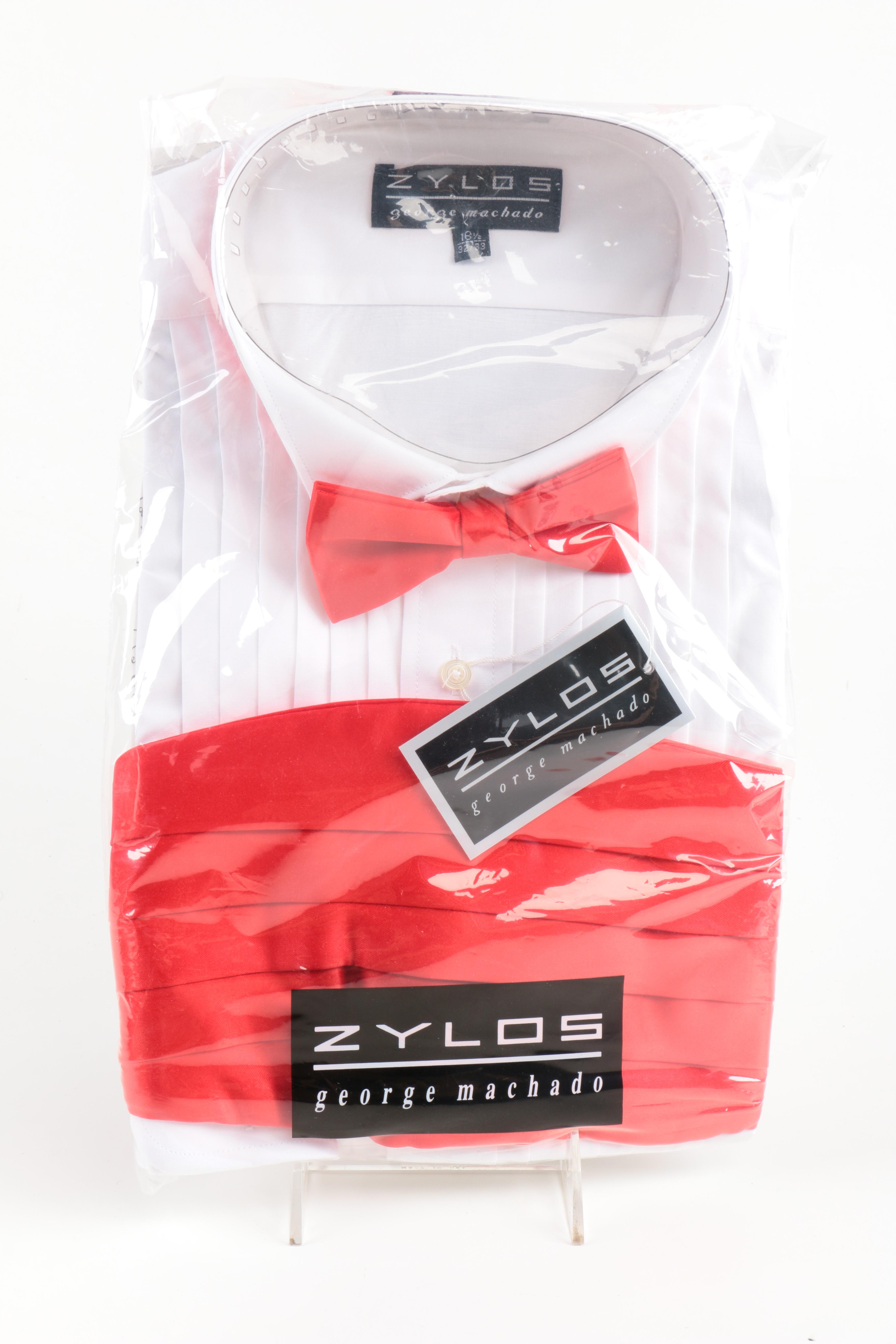 Men's Tuxedo Button Ups, Cummerbunds and Tie Sets
