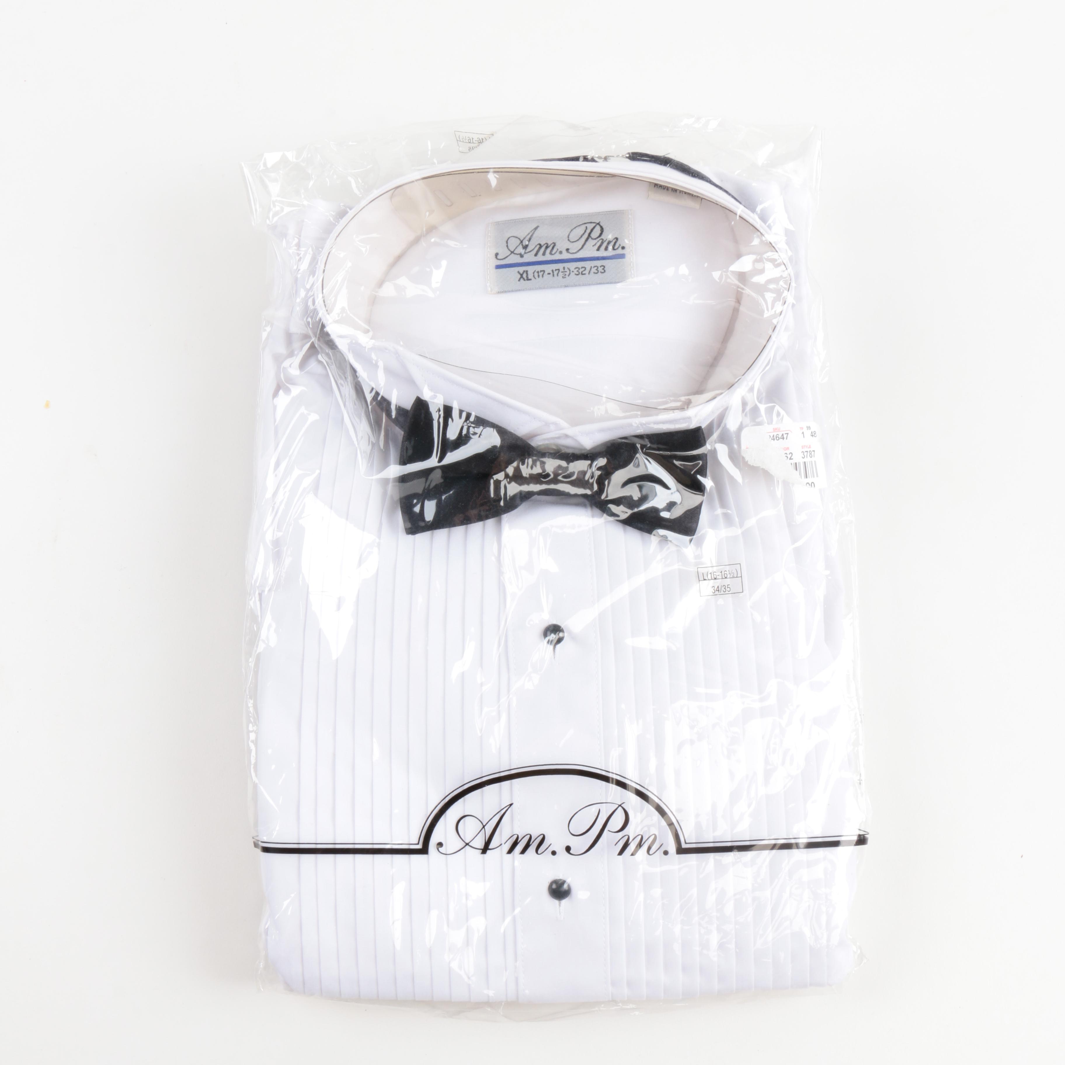 Men's Tuxedo Button Ups, Cummerbunds and Tie Sets