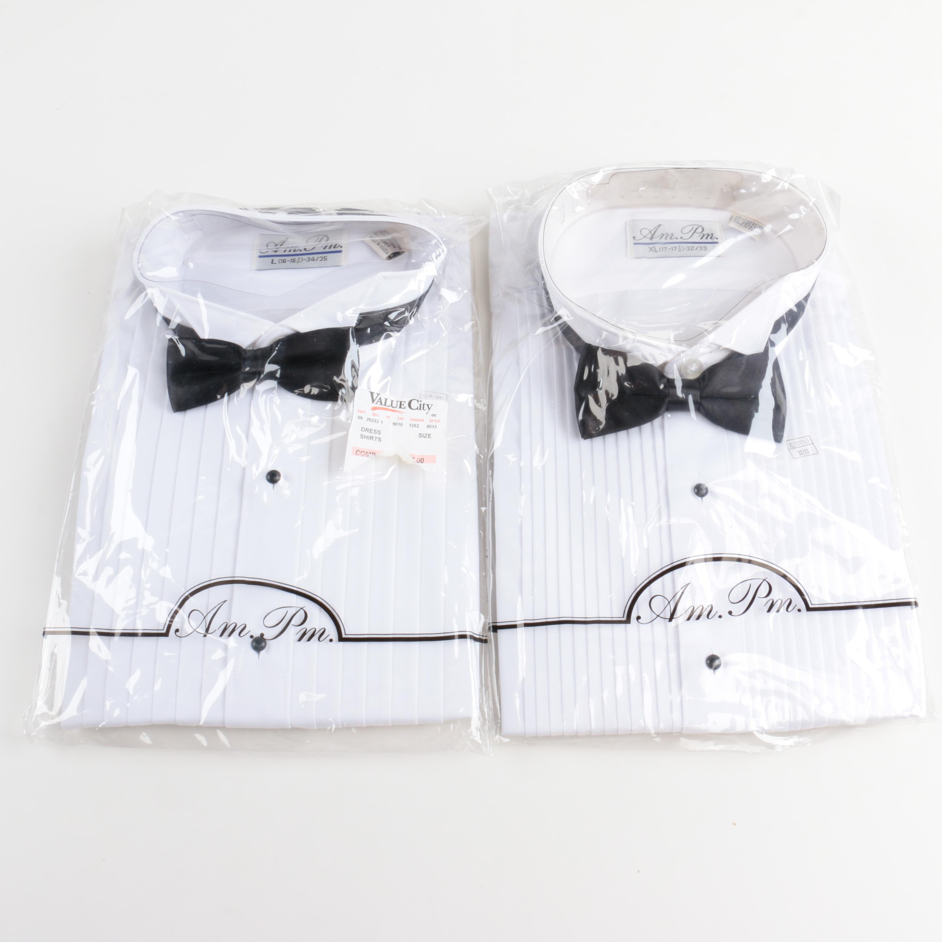 Men's Tuxedo Button Ups, Cummerbunds and Tie Sets