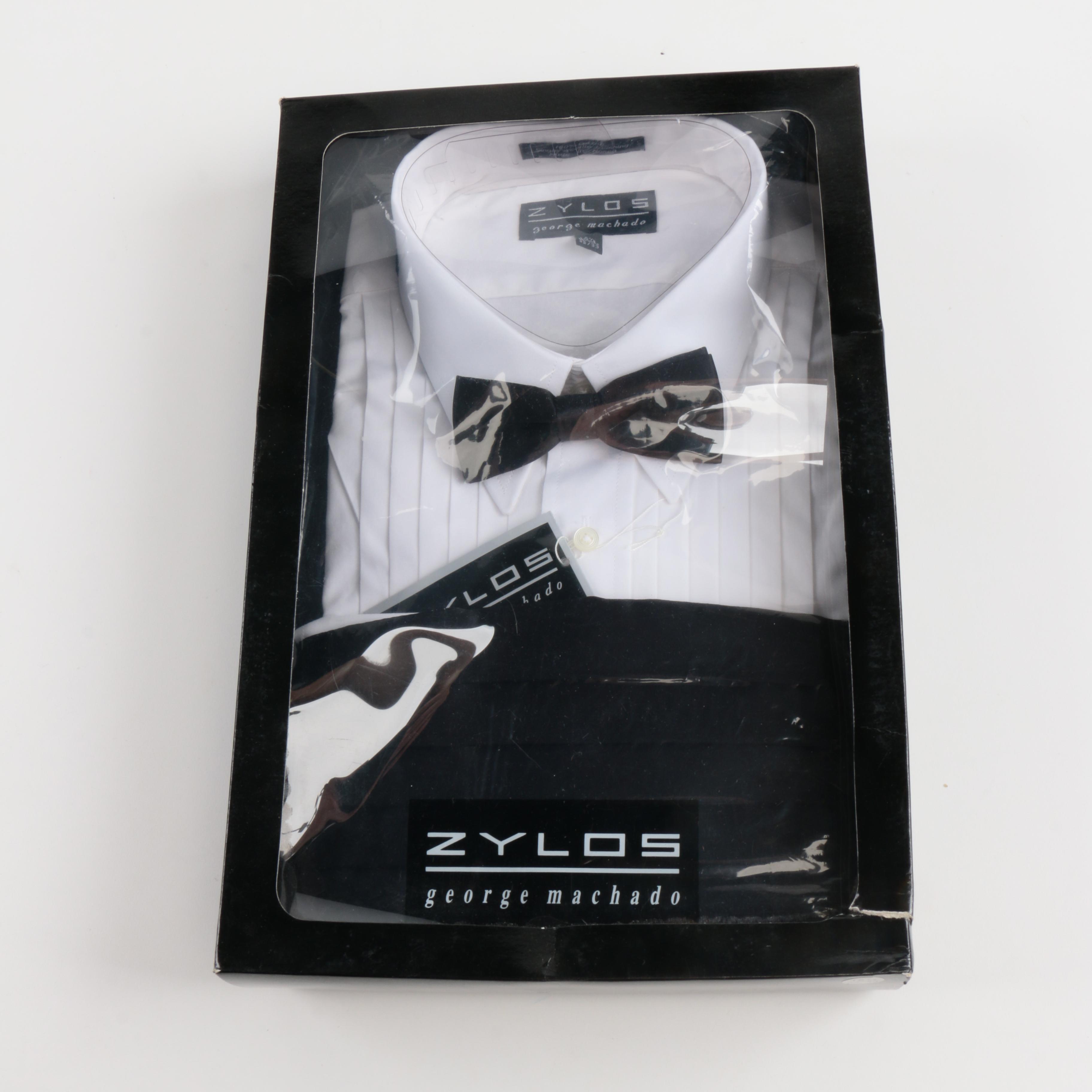 Men's Tuxedo Button Ups, Cummerbunds and Tie Sets