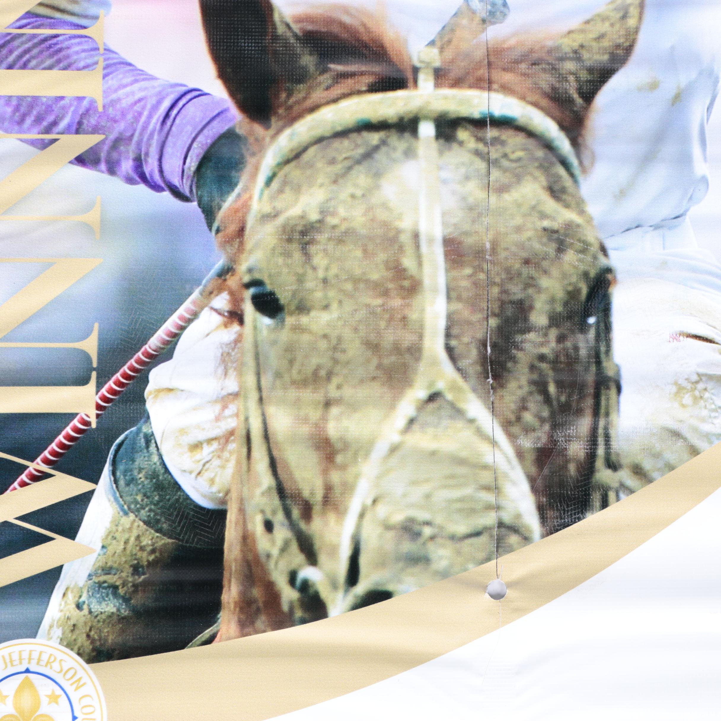 Kentucky Derby "Official Sponsor" Vinyl Banner With Woodford Reserve Logo