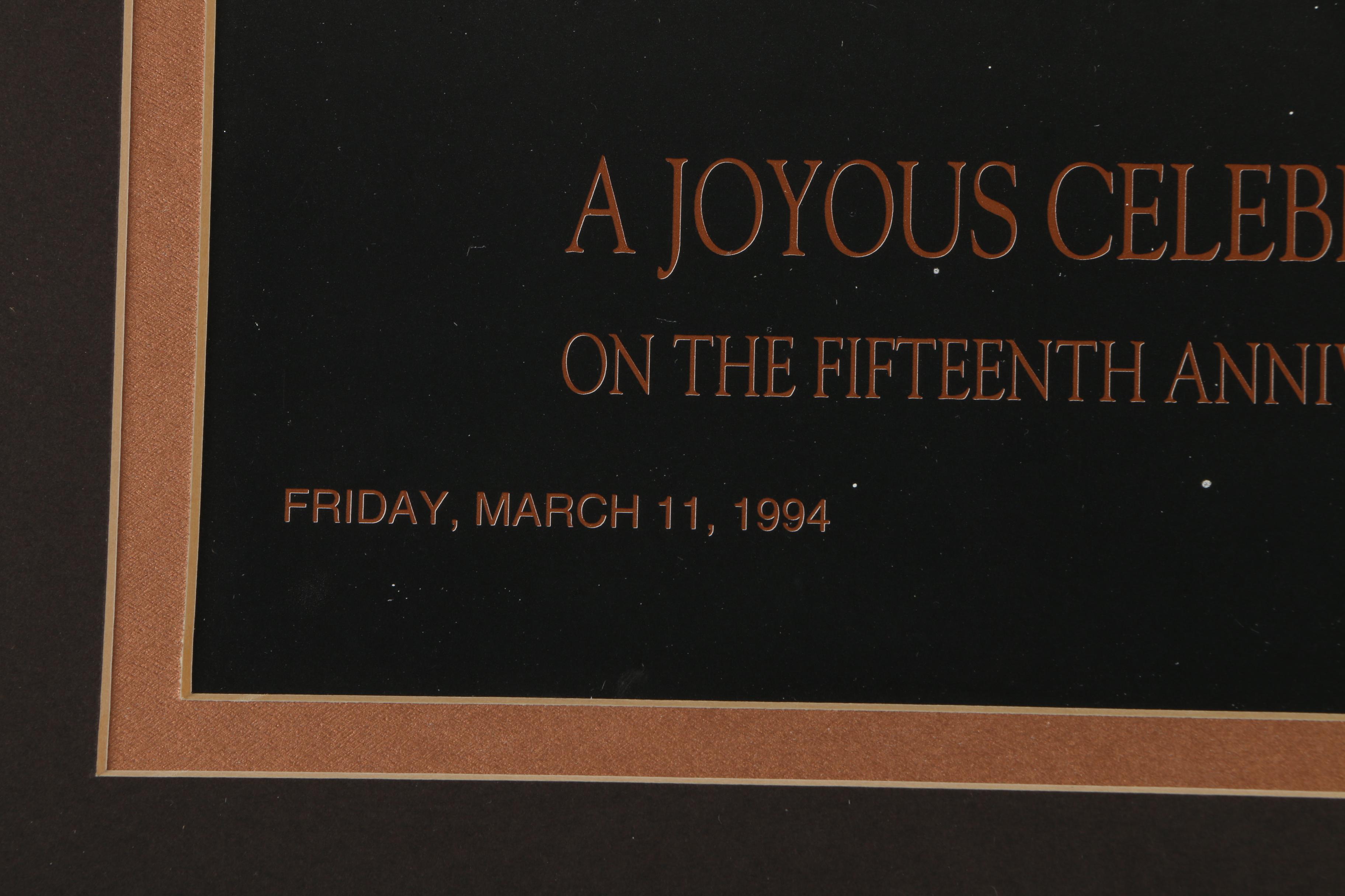 Planographic Poster Print on Paper of Maya Angelou for the Center for Democratic Renewal