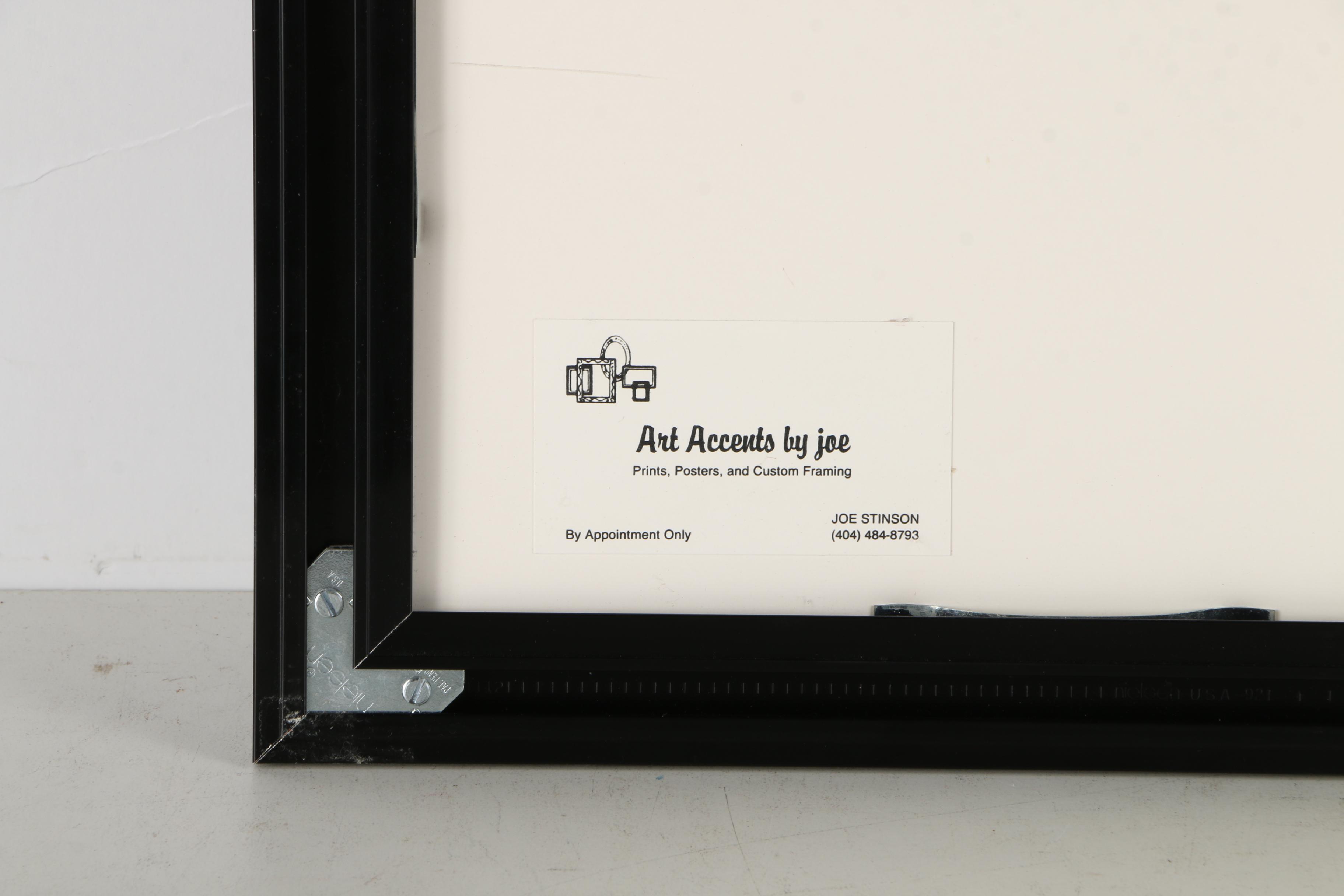 Planographic Poster Print on Paper of Maya Angelou for the Center for Democratic Renewal