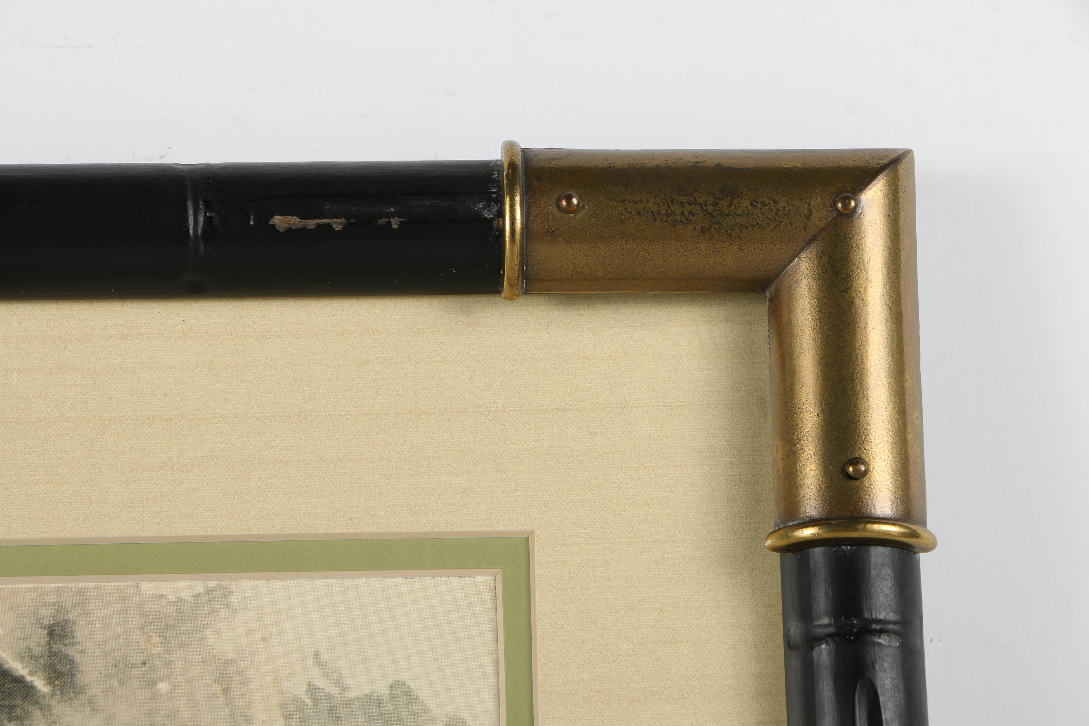 After Yun Shou Ping Vintage Offset Lithograph Print on Paper of Lotus Blossoms