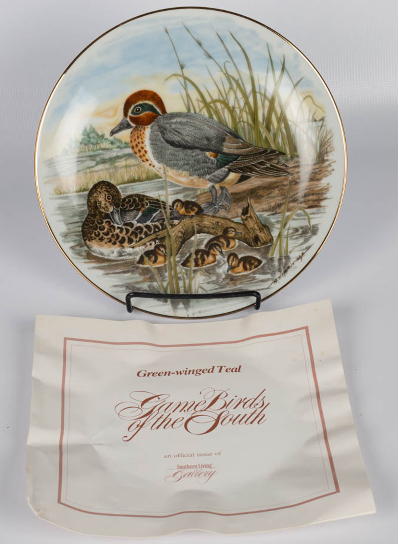 Southern Living "Game Birds of the South" Collector Plates