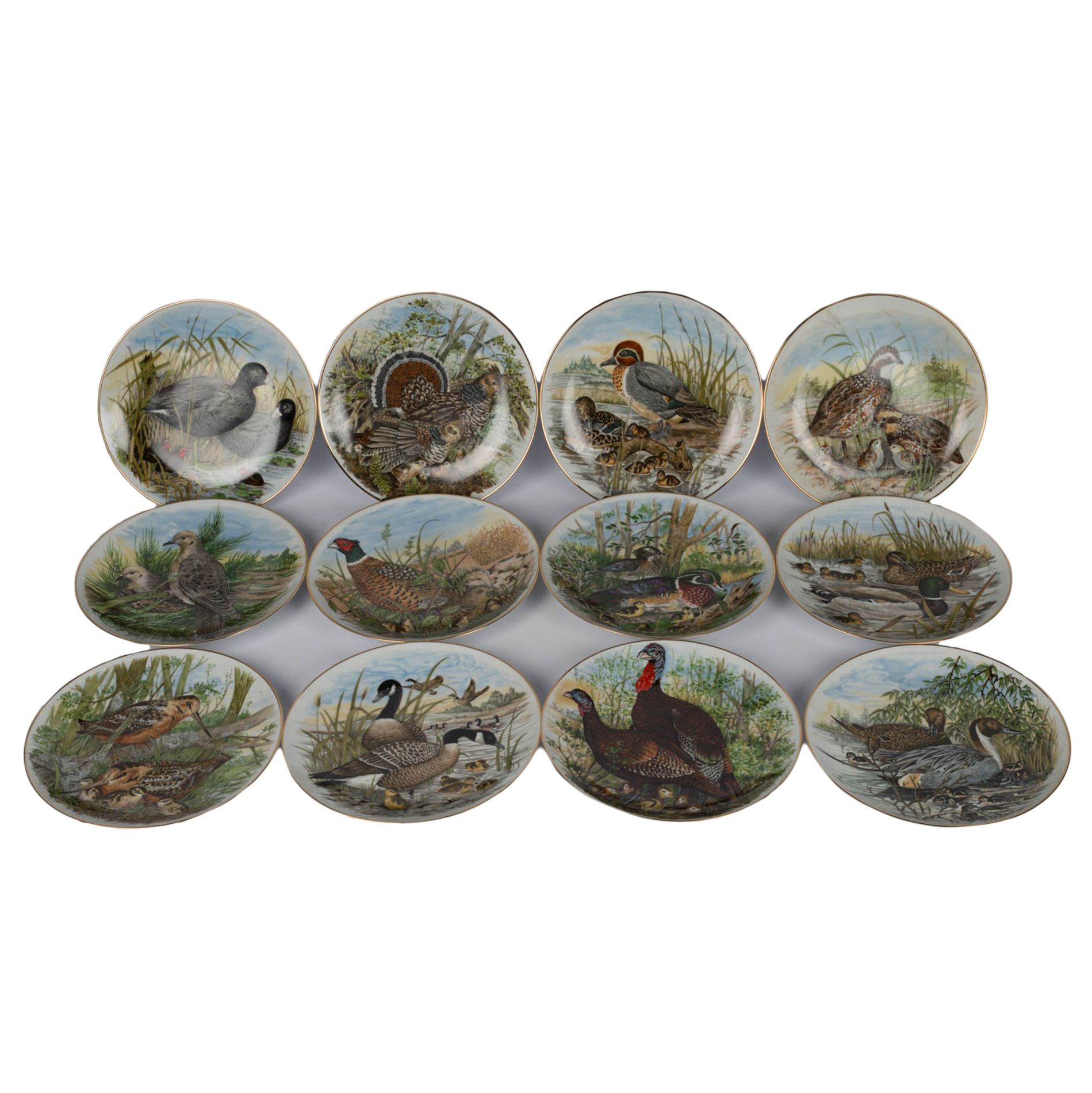 Southern Living "Game Birds of the South" Collector Plates