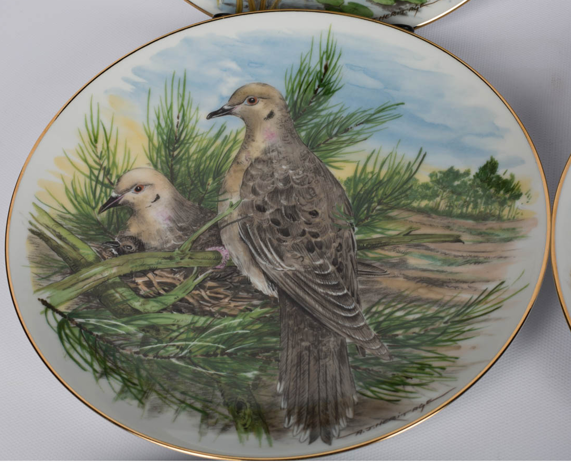 Southern Living "Game Birds of the South" Collector Plates