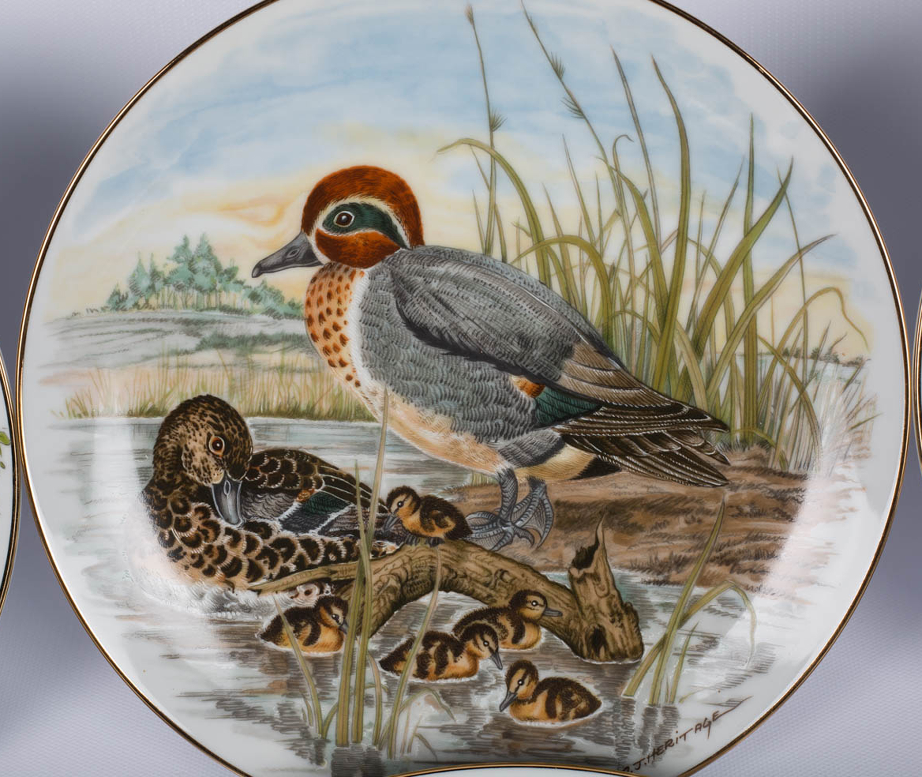 Southern Living "Game Birds of the South" Collector Plates