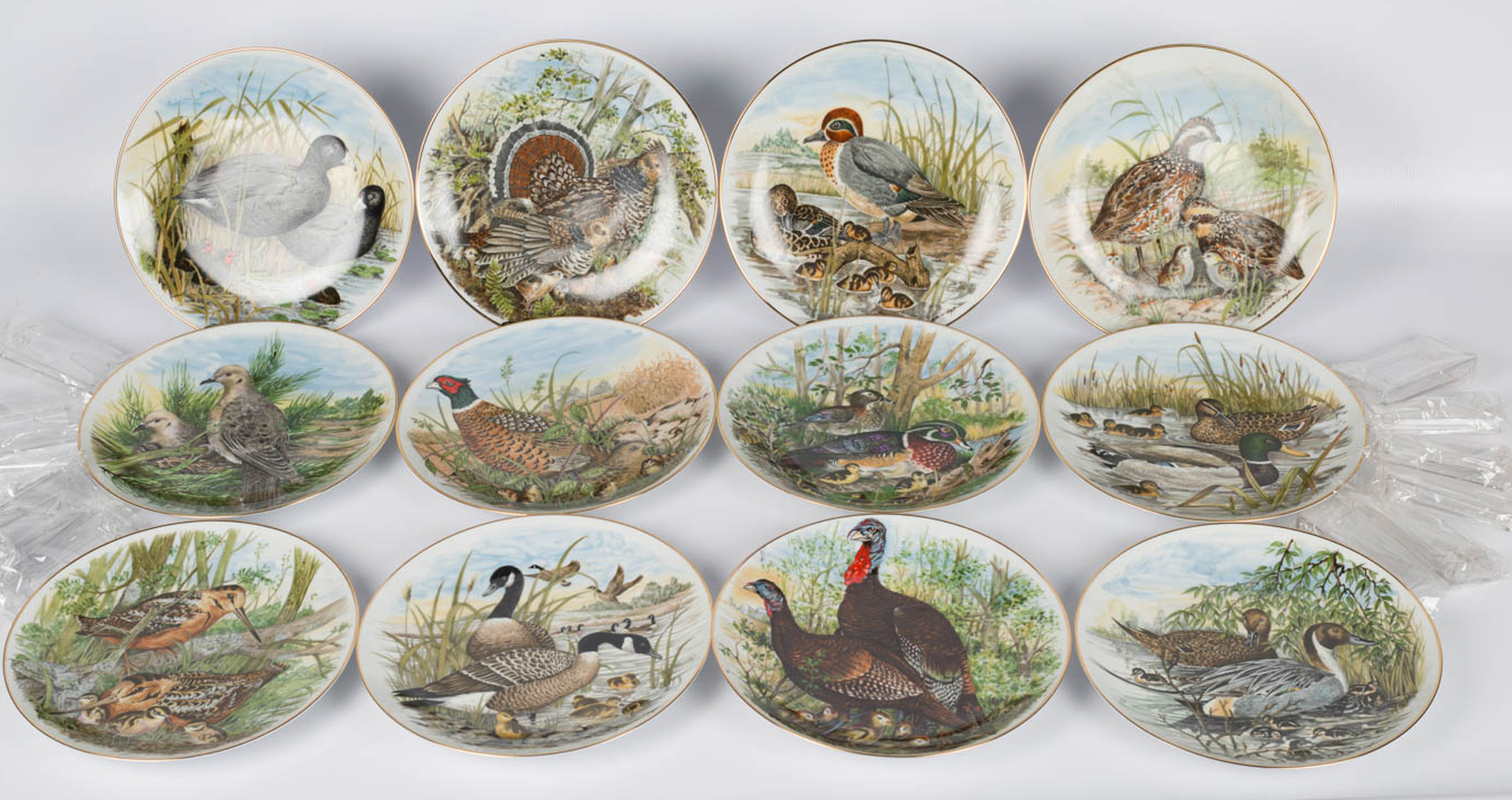 Southern Living "Game Birds of the South" Collector Plates