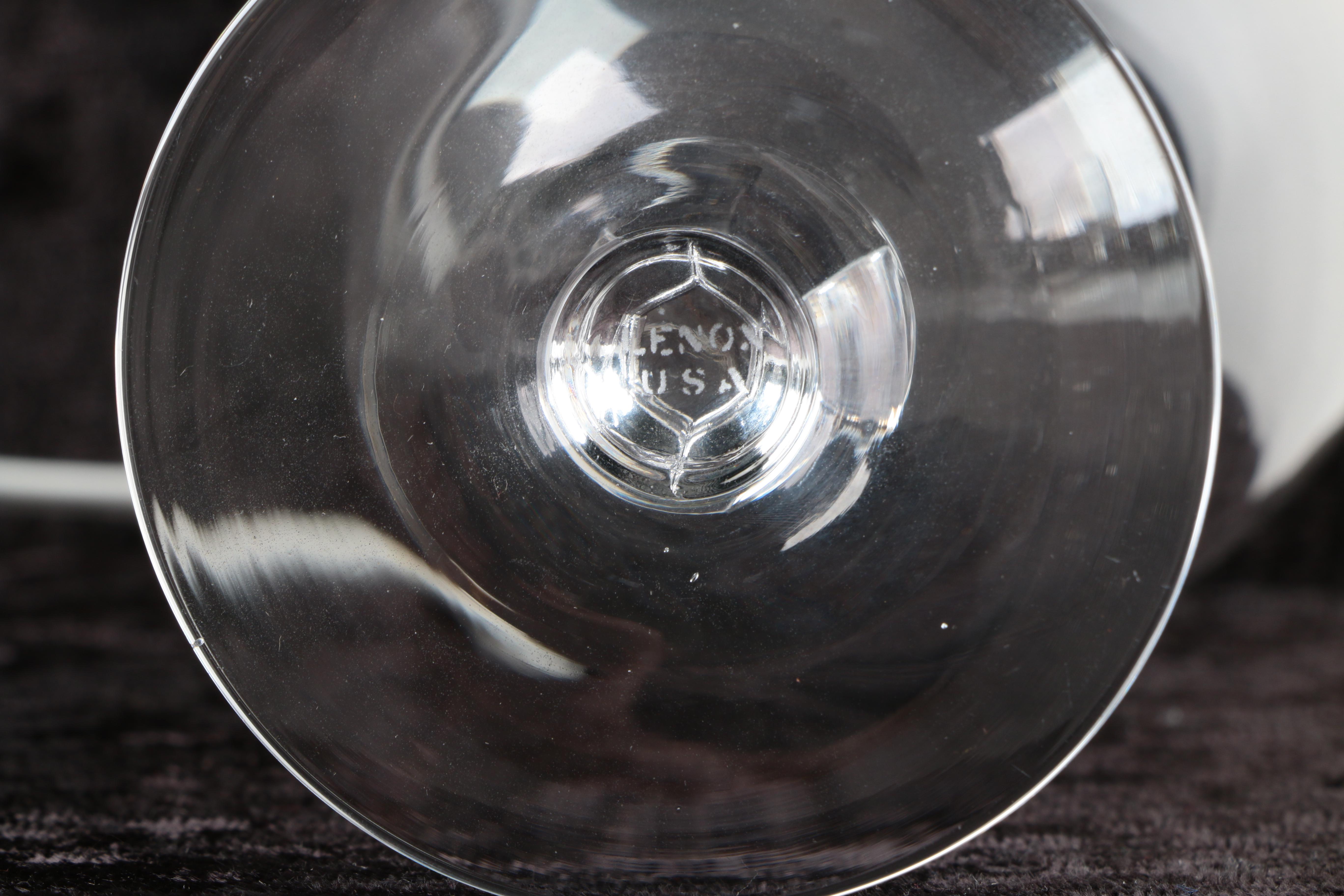 Lenox Gilted Iced Tea Glasses With Wine Glasses