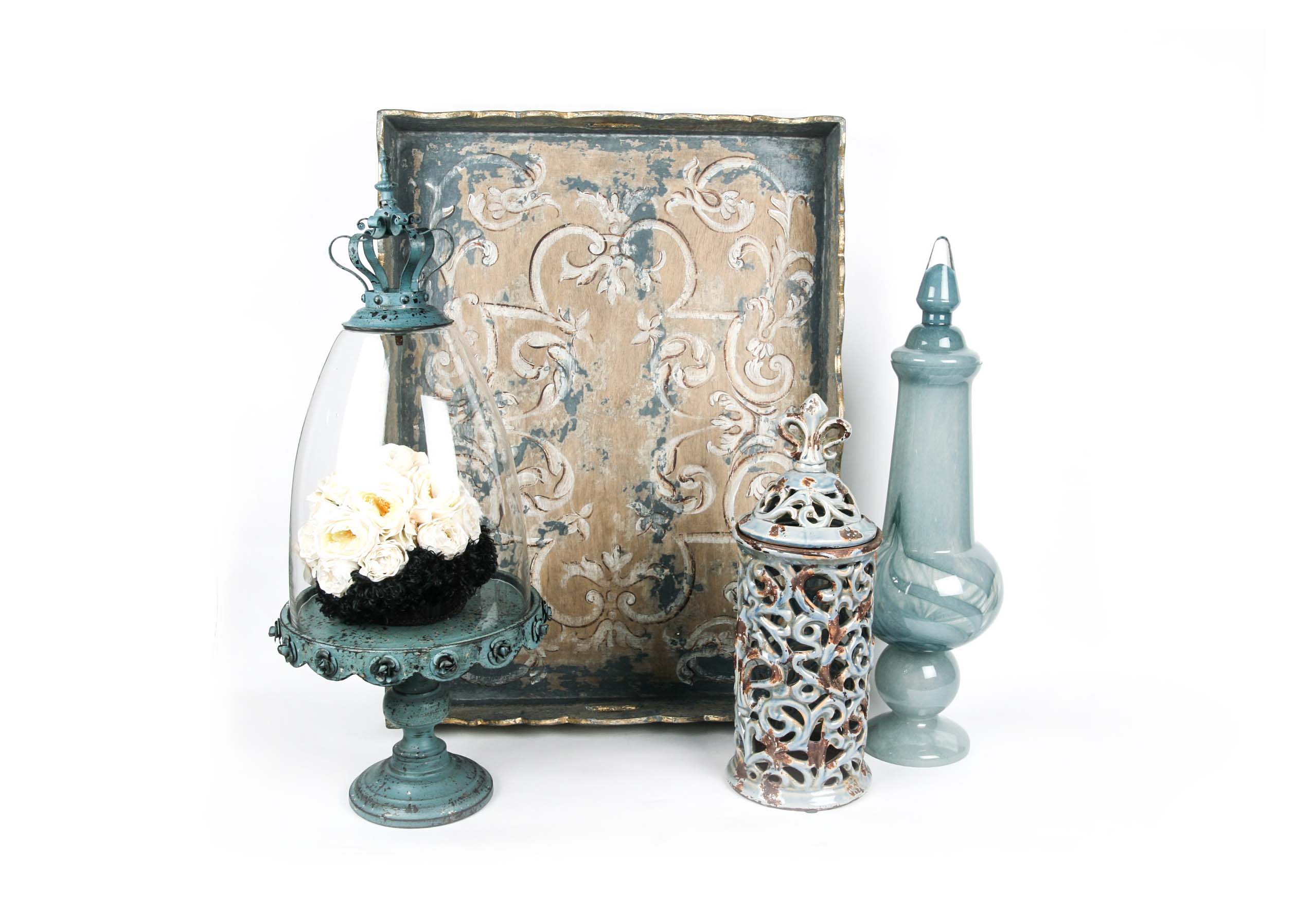 Rustic Blue Home Decor