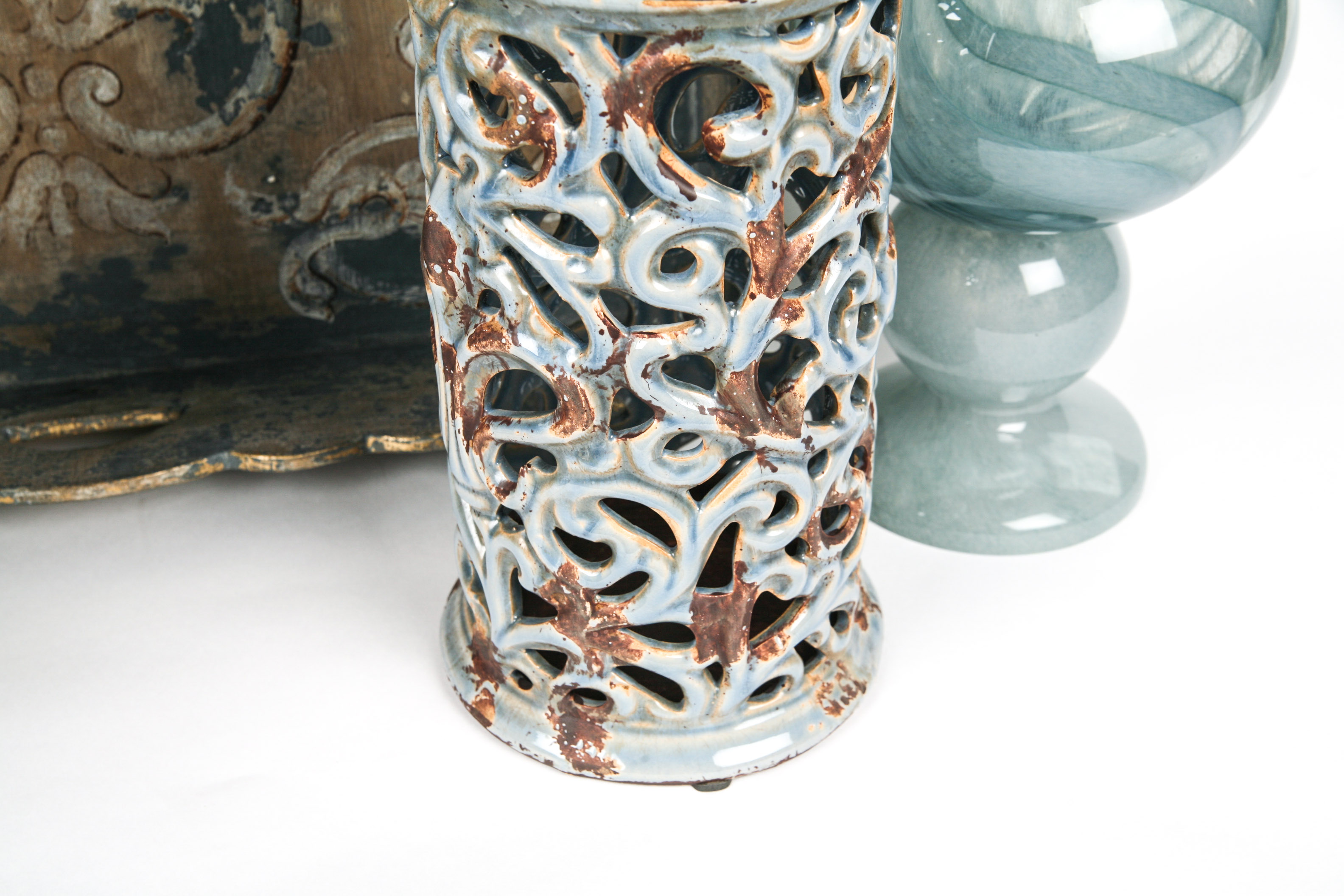 Rustic Blue Home Decor