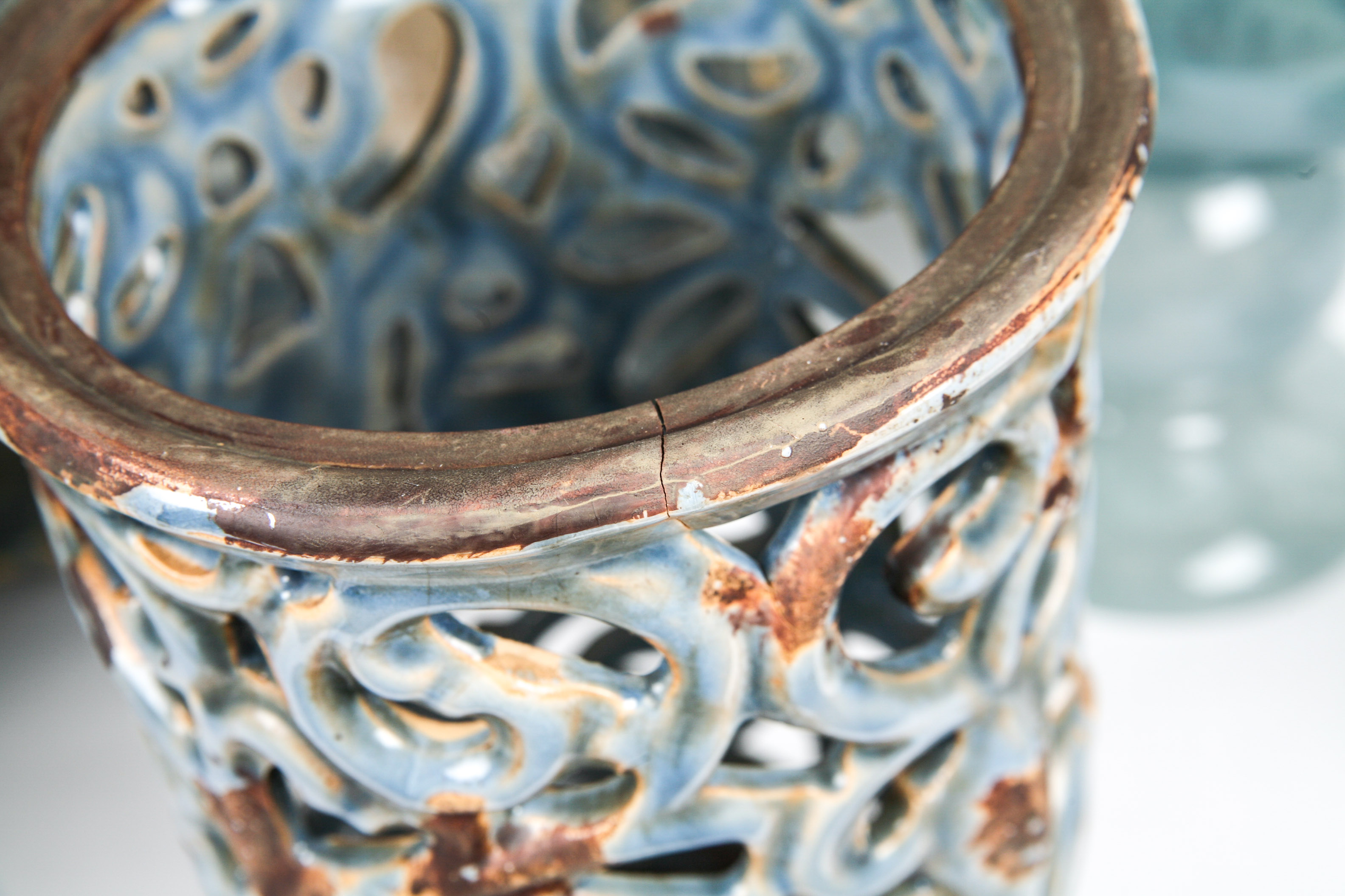 Rustic Blue Home Decor