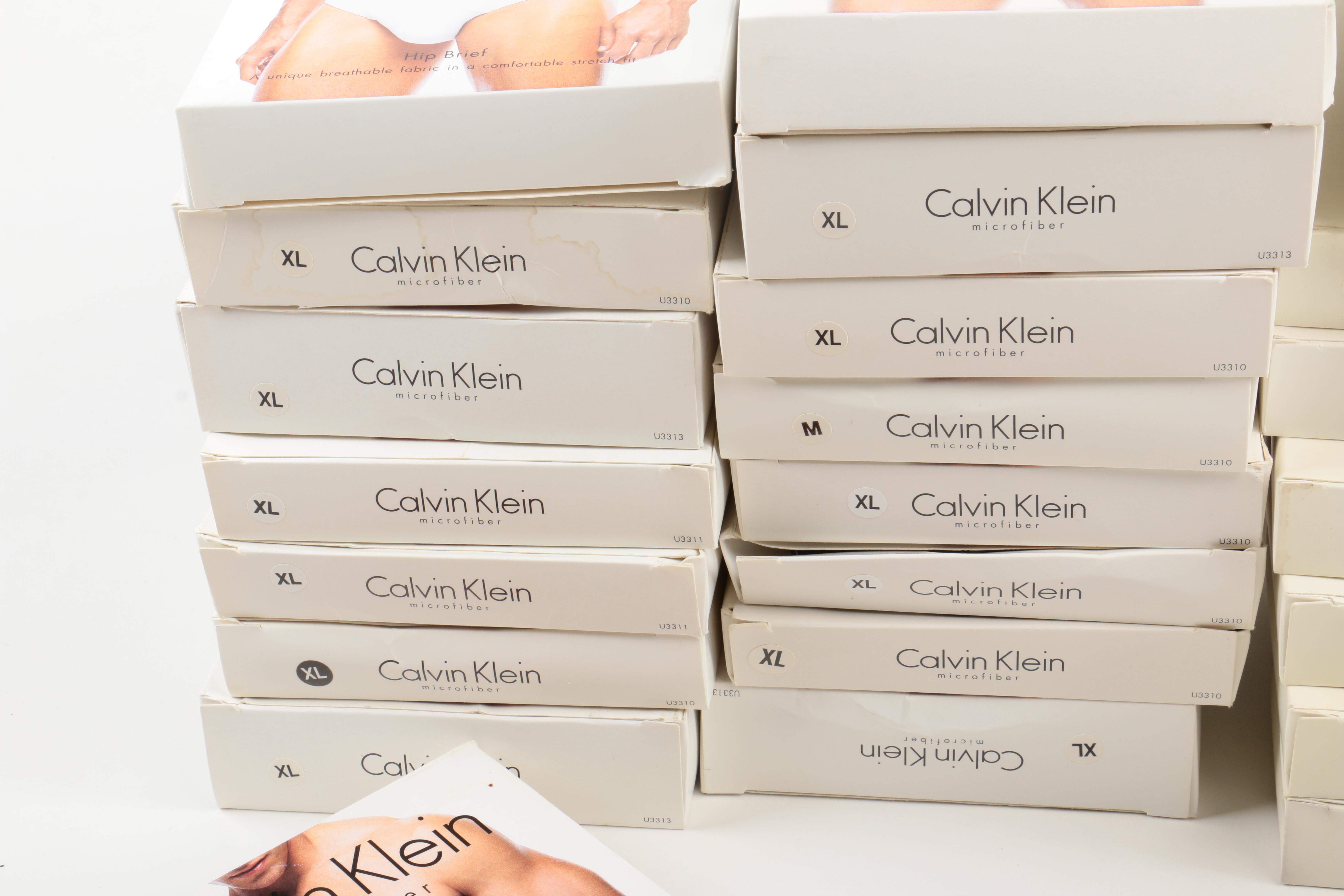 Assortment of Calvin Klein Underwear and Undershirts