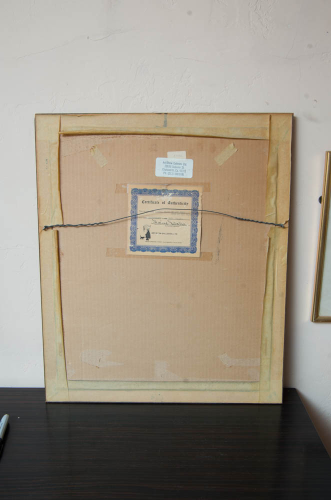 Boaz Wakes Up and Sees Ruth at His Feet Lithograph After Marc Chagall