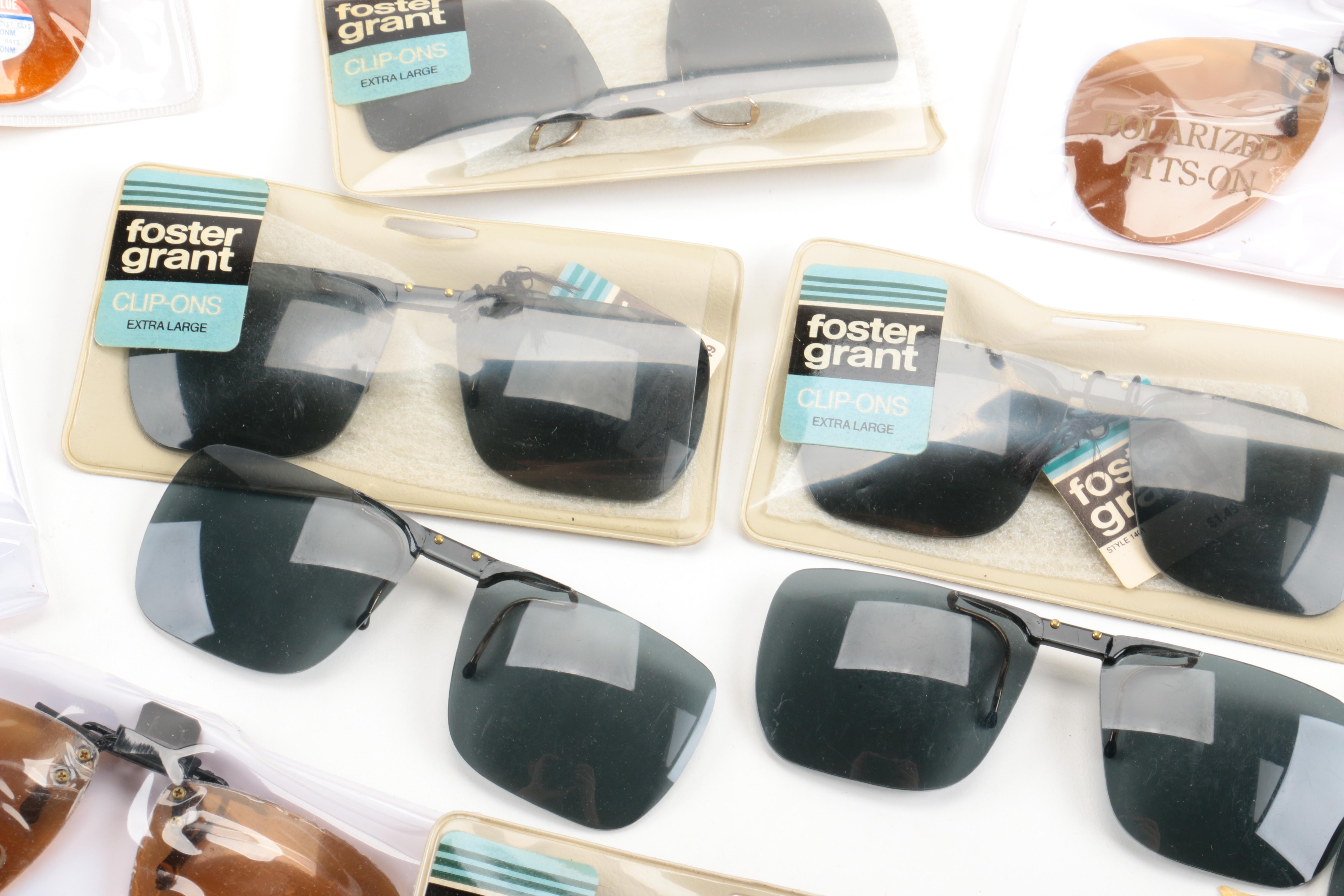 Assortment of Sunglasses and Clip-On Shades