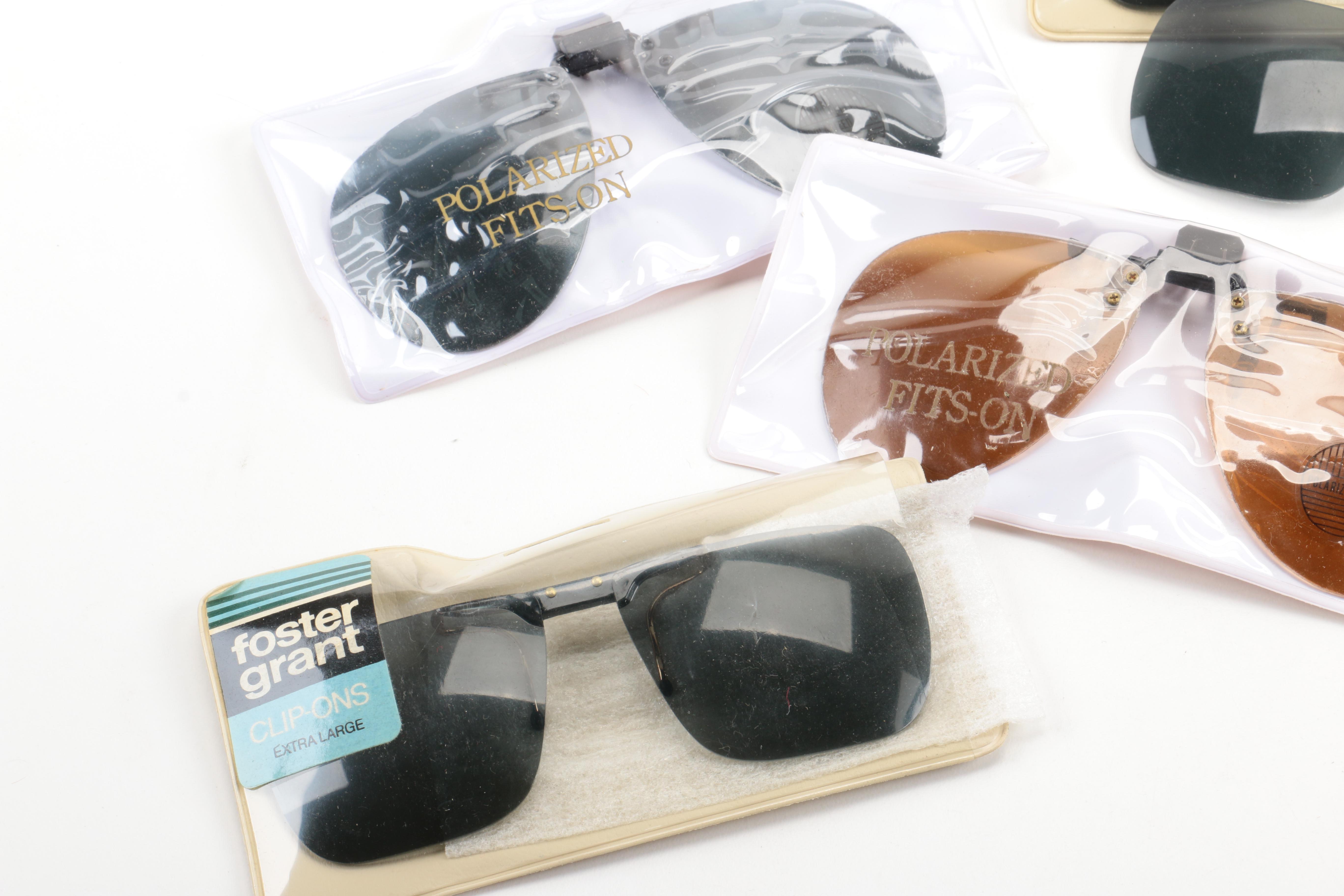 Assortment of Sunglasses and Clip-On Shades