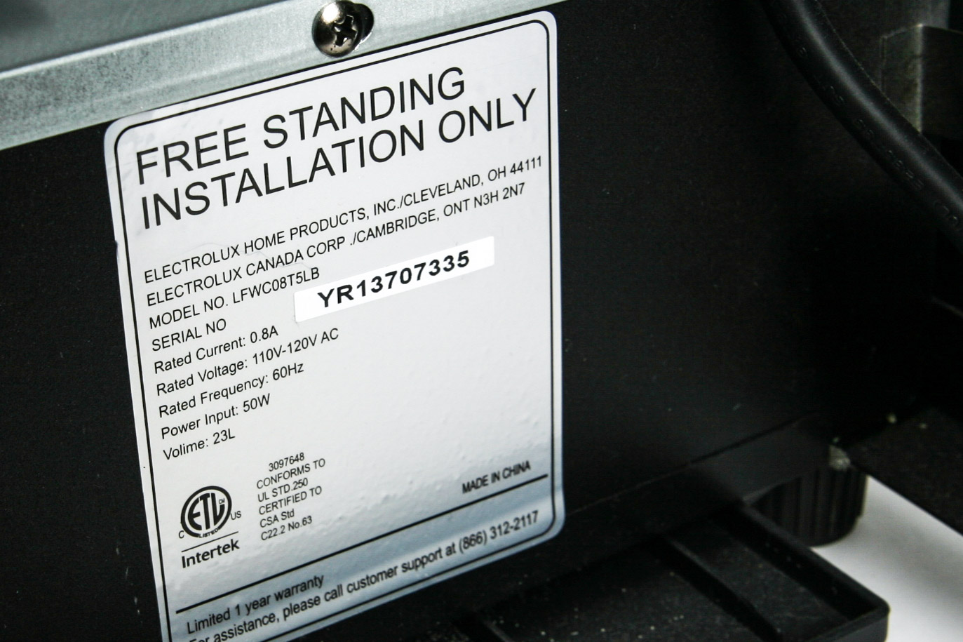 Frigidaire Wine Refrigerator