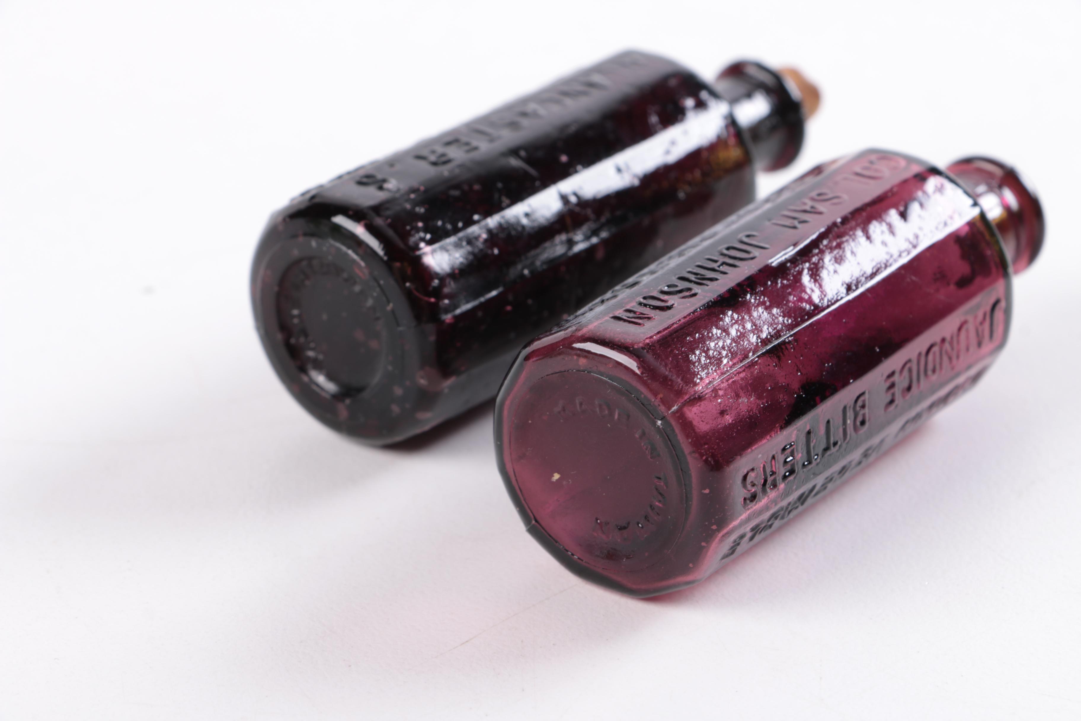 Collection of Decorative Glass Bottles