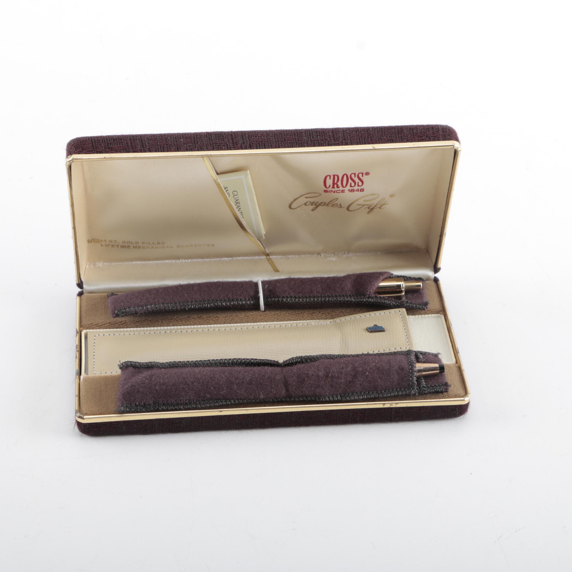 Cross "Couples Gift" Pen Set and Papermate Pen in Case