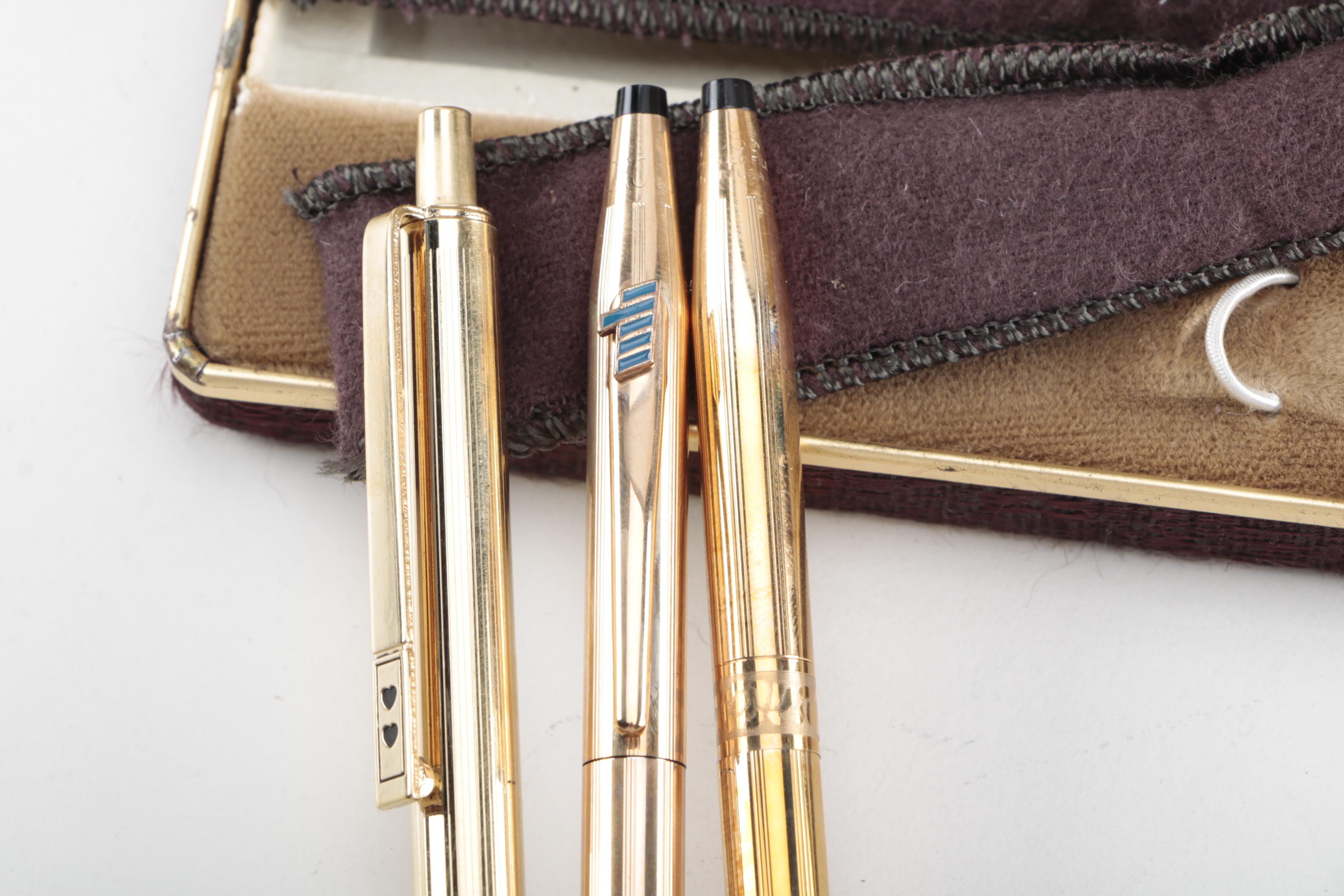 Cross "Couples Gift" Pen Set and Papermate Pen in Case
