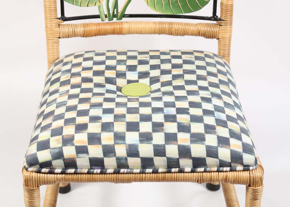 MacKenzie-Childs Upholstered Dining Chairs