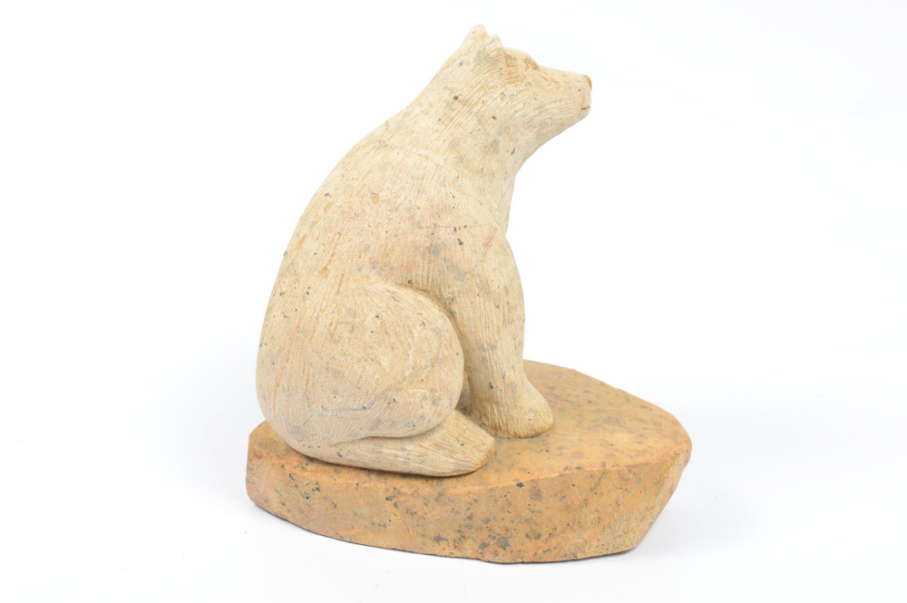 Loreene Henry Carved Soapstone Bear