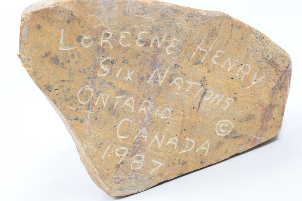 Loreene Henry Carved Soapstone Bear