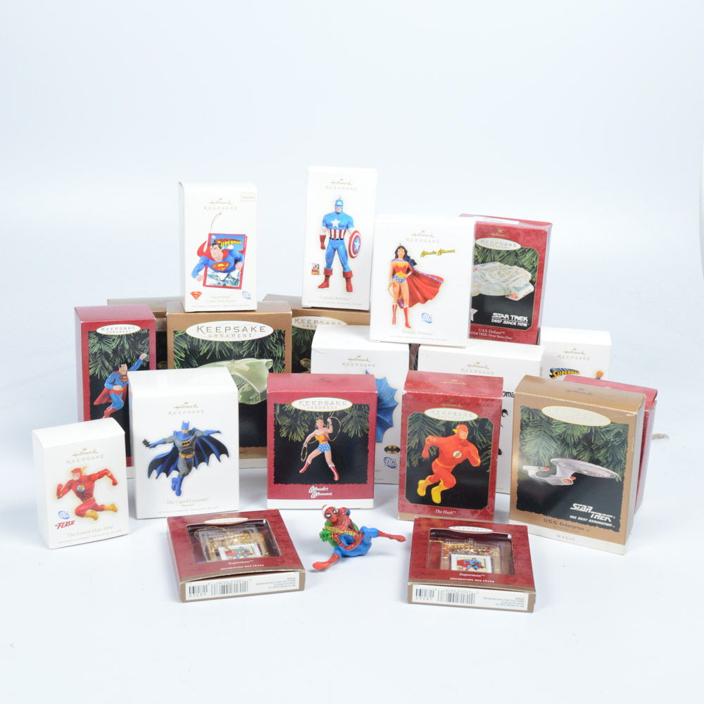 Hallmark Keepsake Super Hero Ornaments