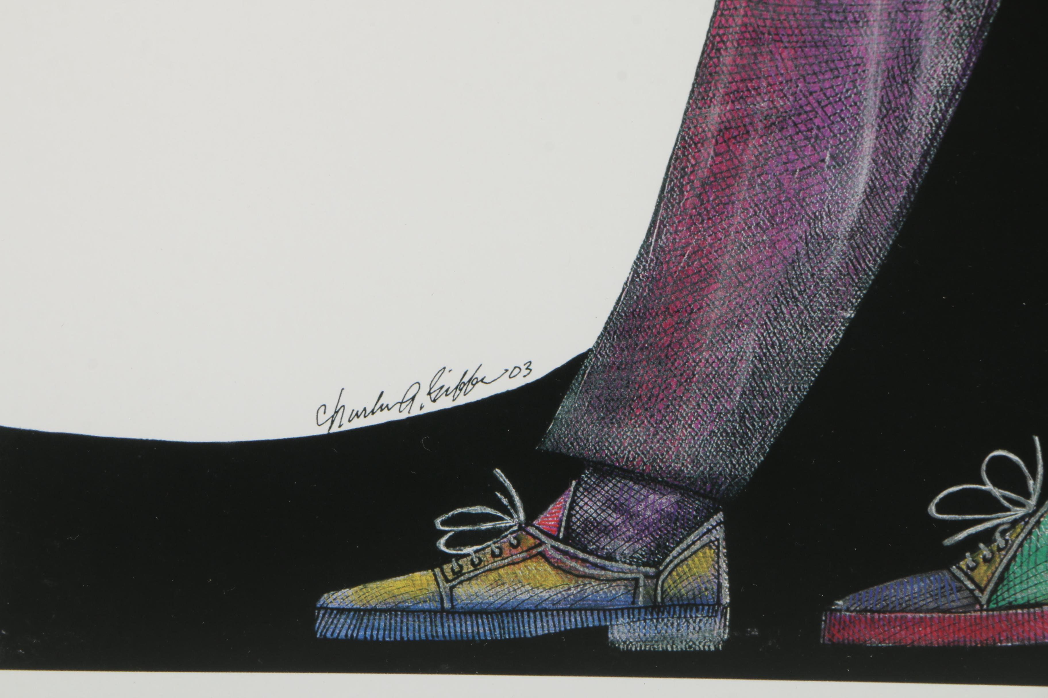 Morehouse College Gala Offset Lithograph Poster After Charles A. Bibbs's "From the Dark to the Light"