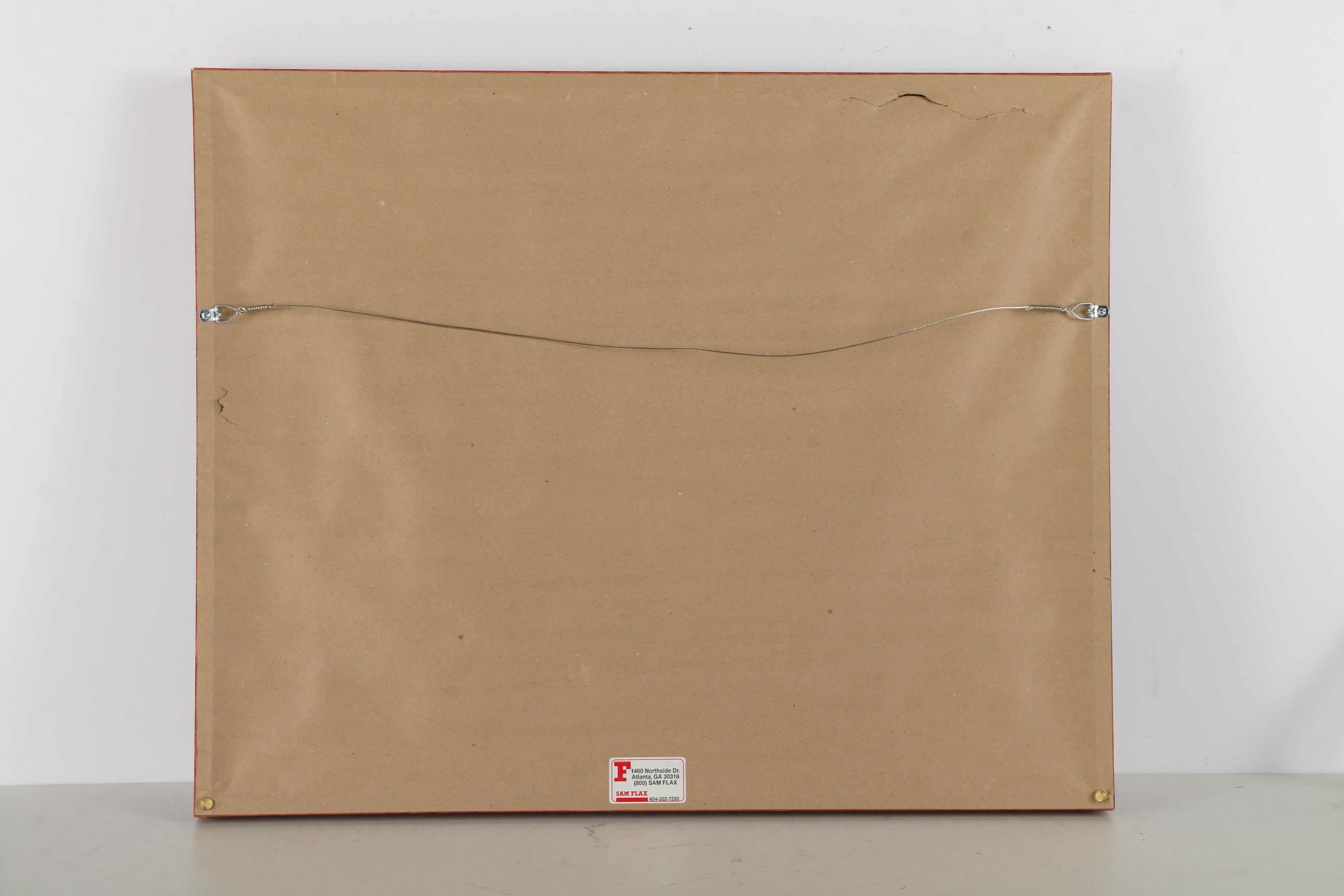 Morehouse College Gala Offset Lithograph Poster After Charles A. Bibbs's "From the Dark to the Light"