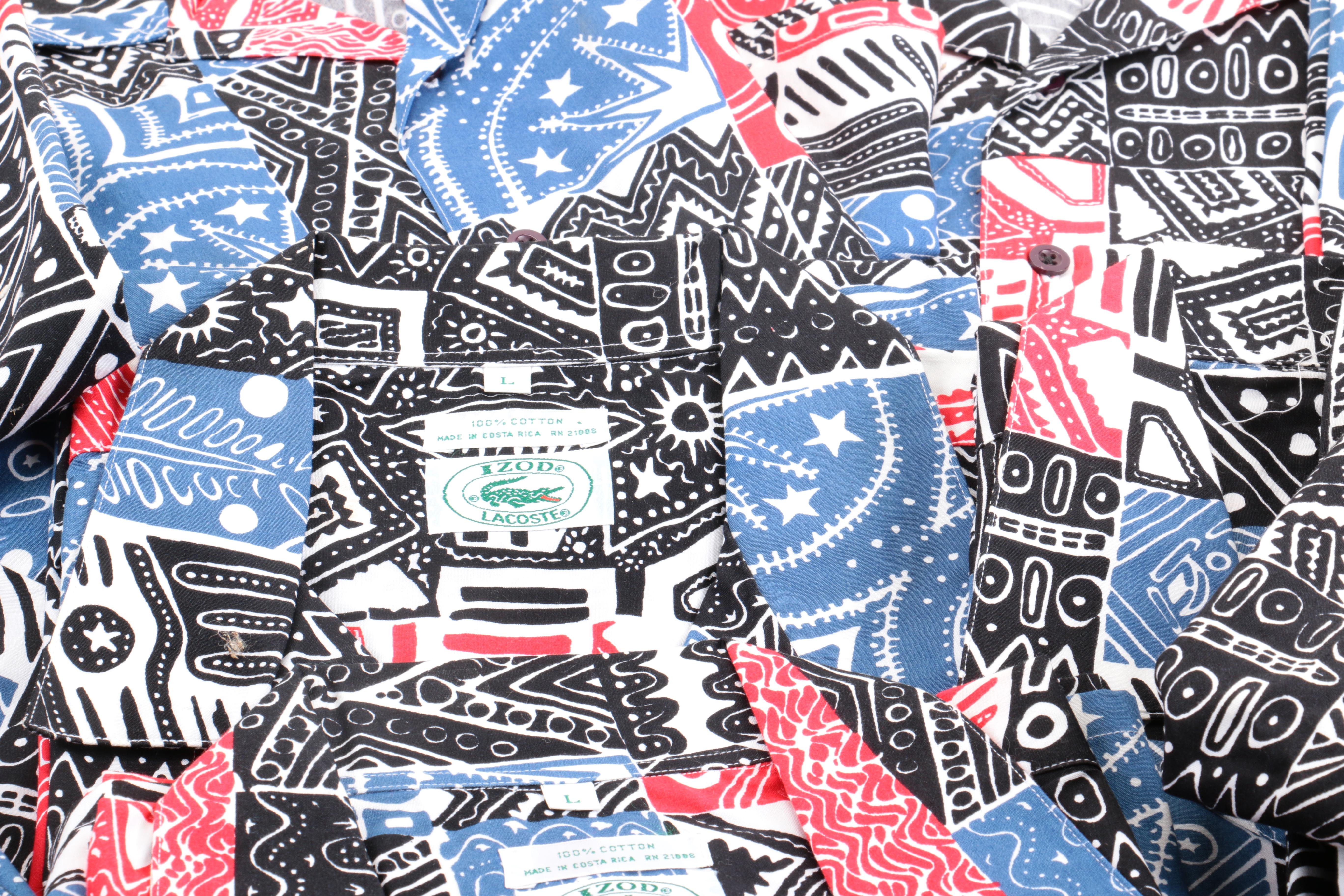 Men's Short Sleeve Shirts Including Izod Lacoste