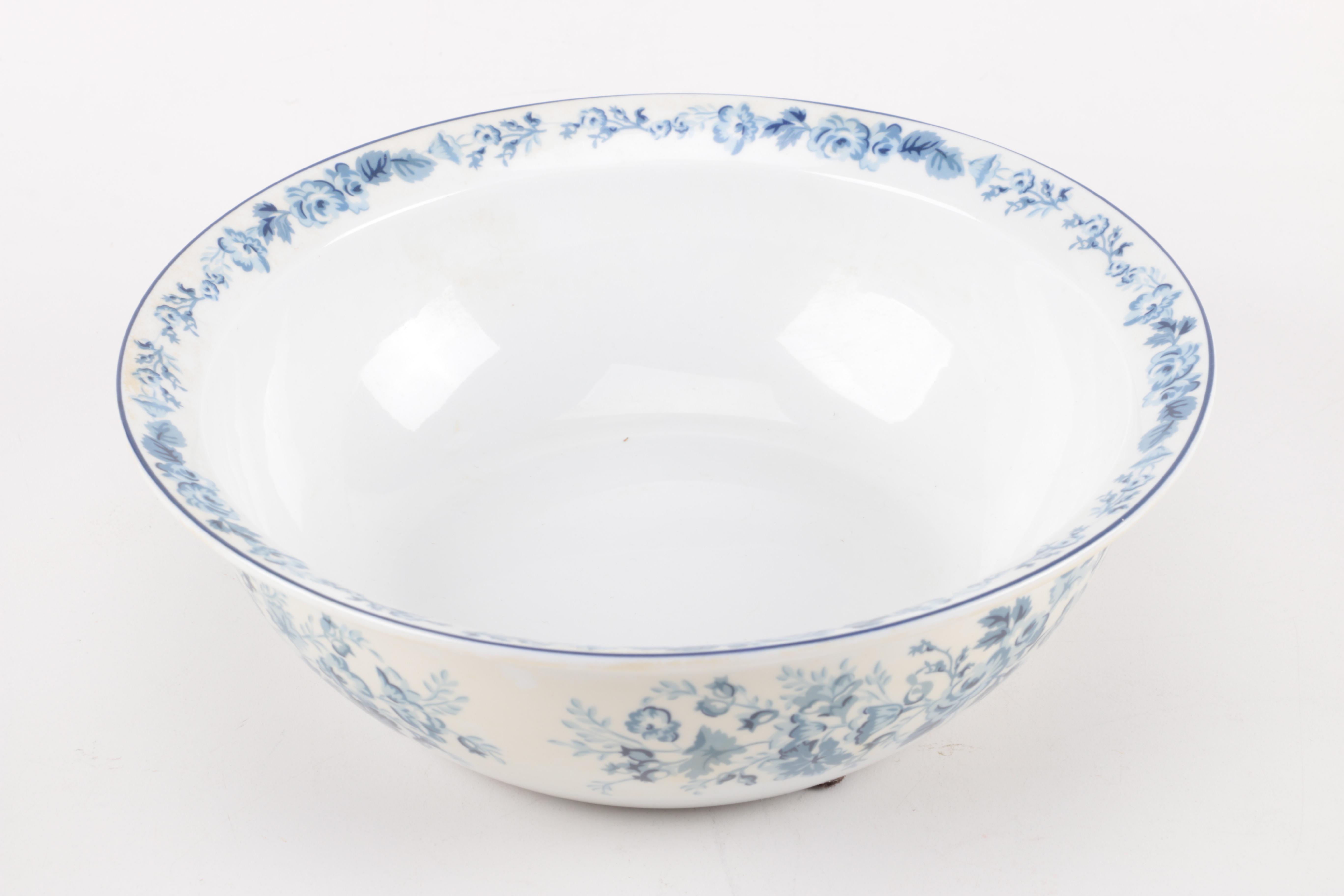 Laura Ashley "Sophia" Wash Basin and Pitcher Set